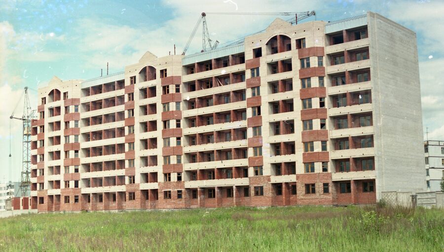 Жилой дом железнодорожного строительства