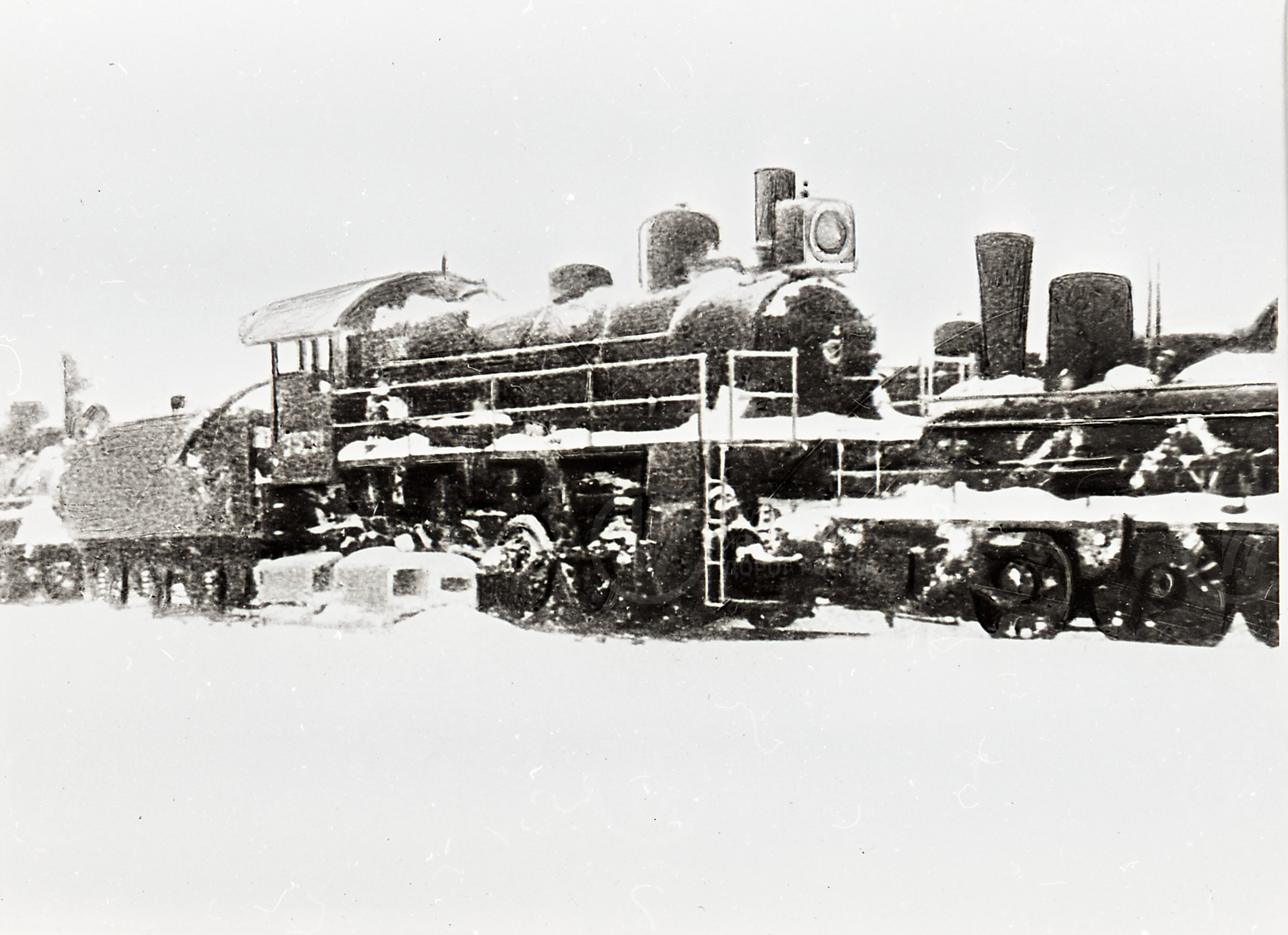 Паровозное кладбище в годы разрухи, image 1