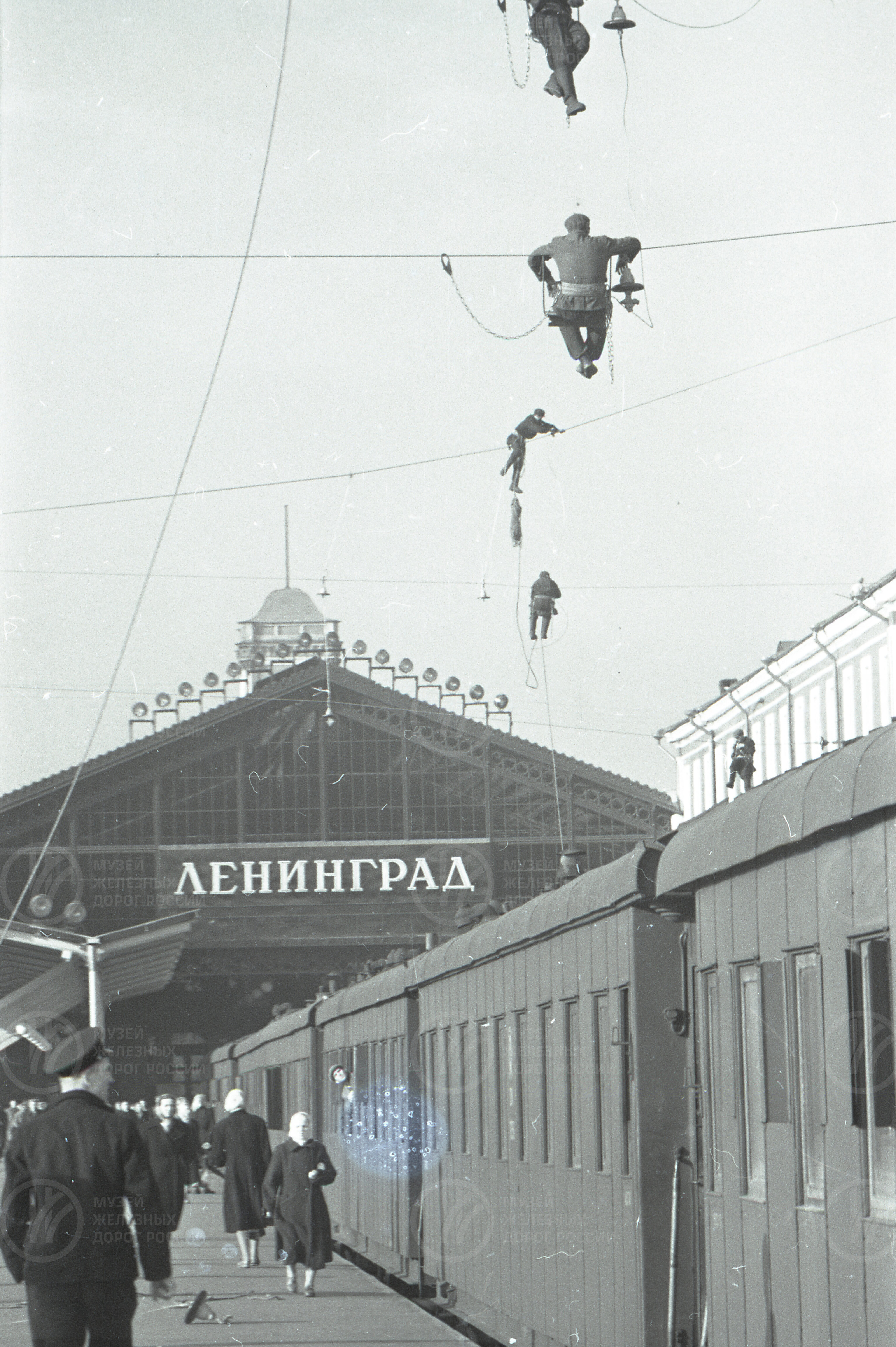Монтаж контактной сети, изображение 1