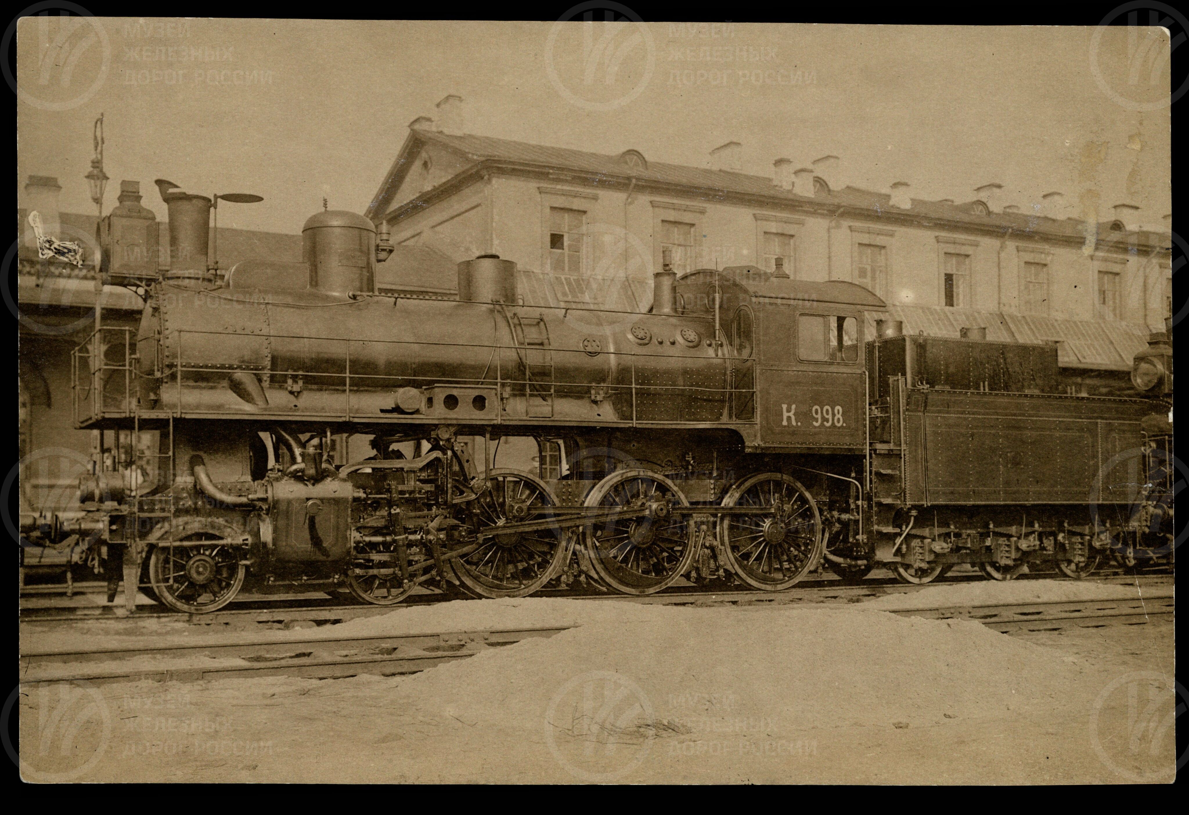Пассажирский паровоз серии К с парораспределителем.  1911 г., image 1
