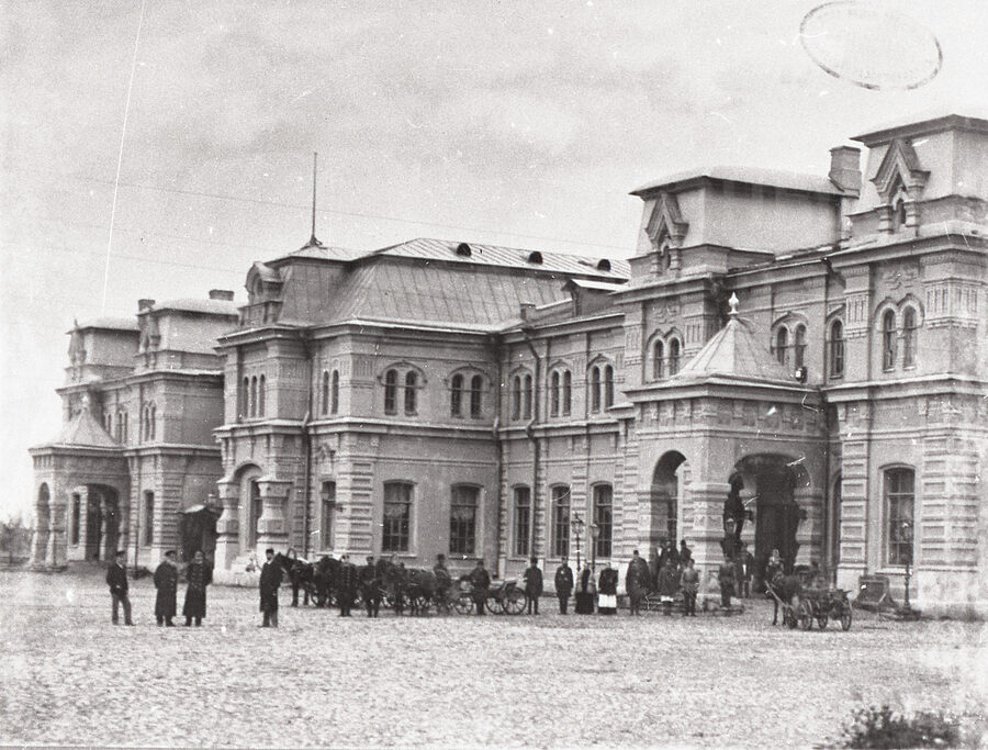 Станция Луга. Санкт-Петербурго-Варшавская железная дорога