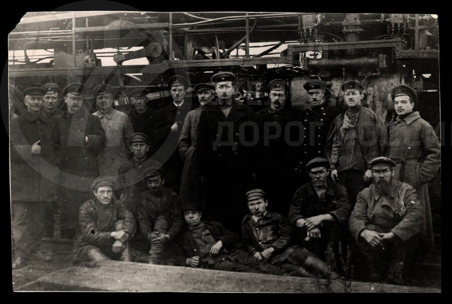 Приемка паровоза типа 2-3-1. 1924 г.