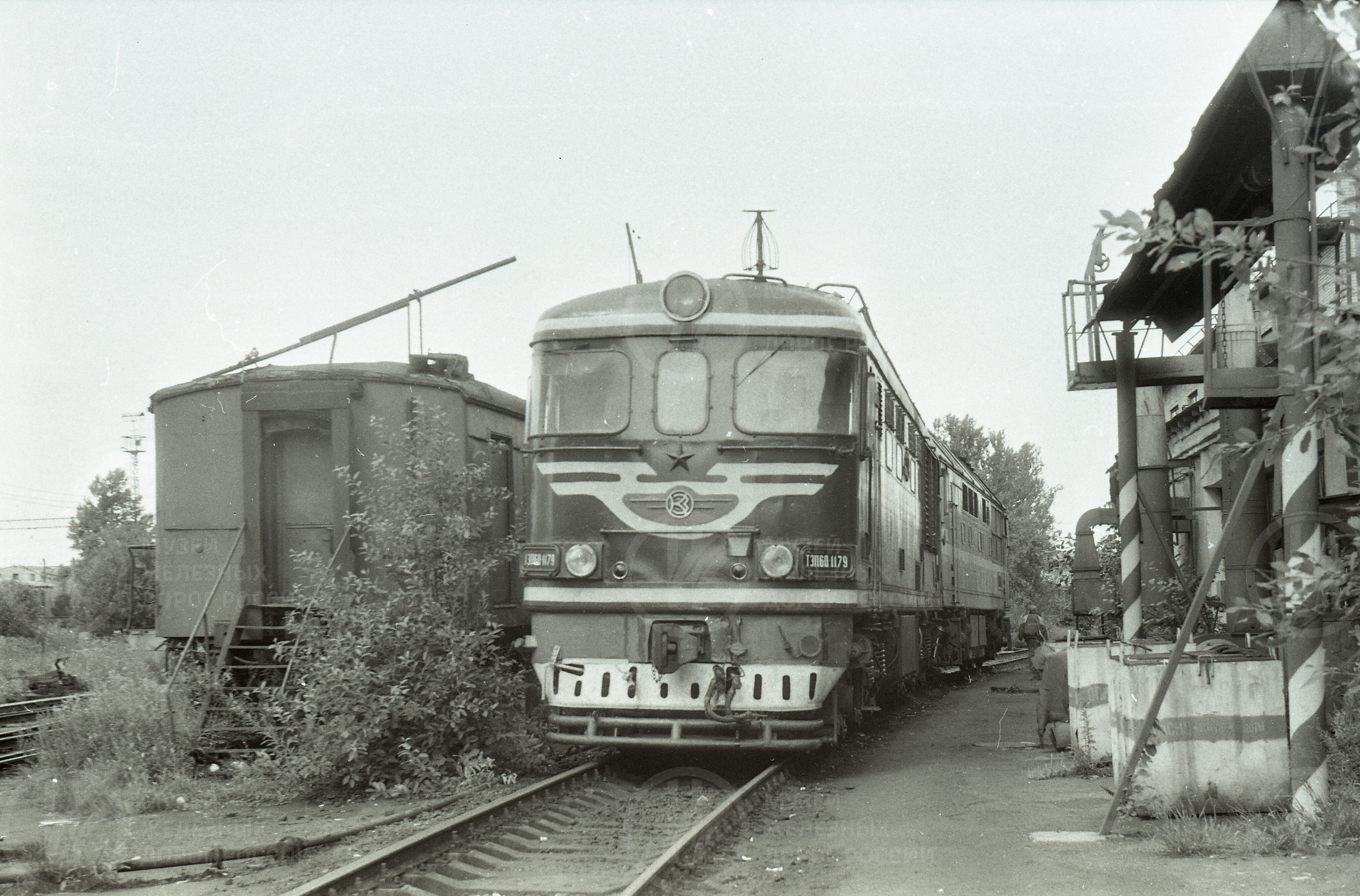 Тепловоз ТЭП60. Депо ТЧ-9, image 1