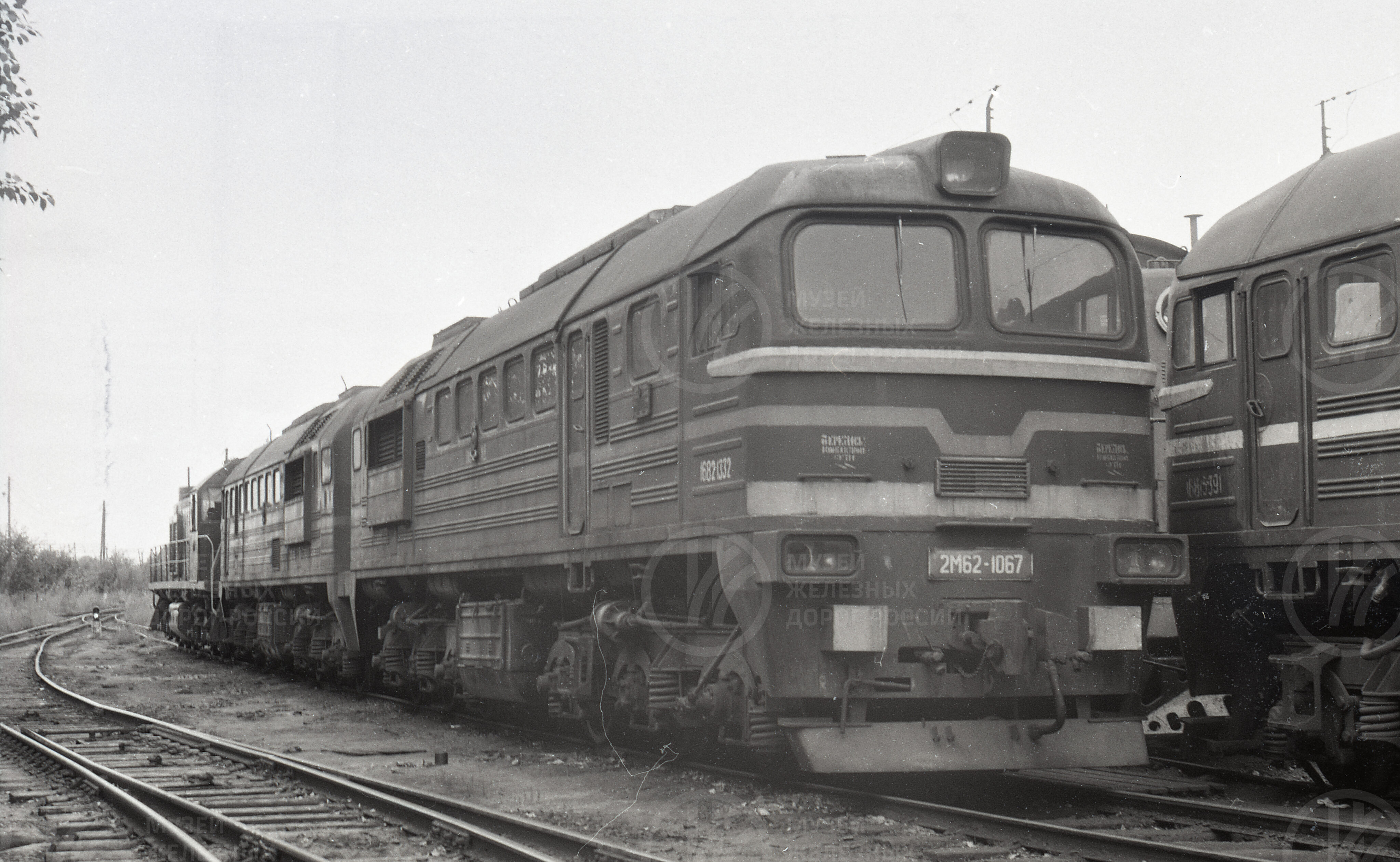 Тепловоз 2М62-1067.  Депо ТЧ-9, image 1