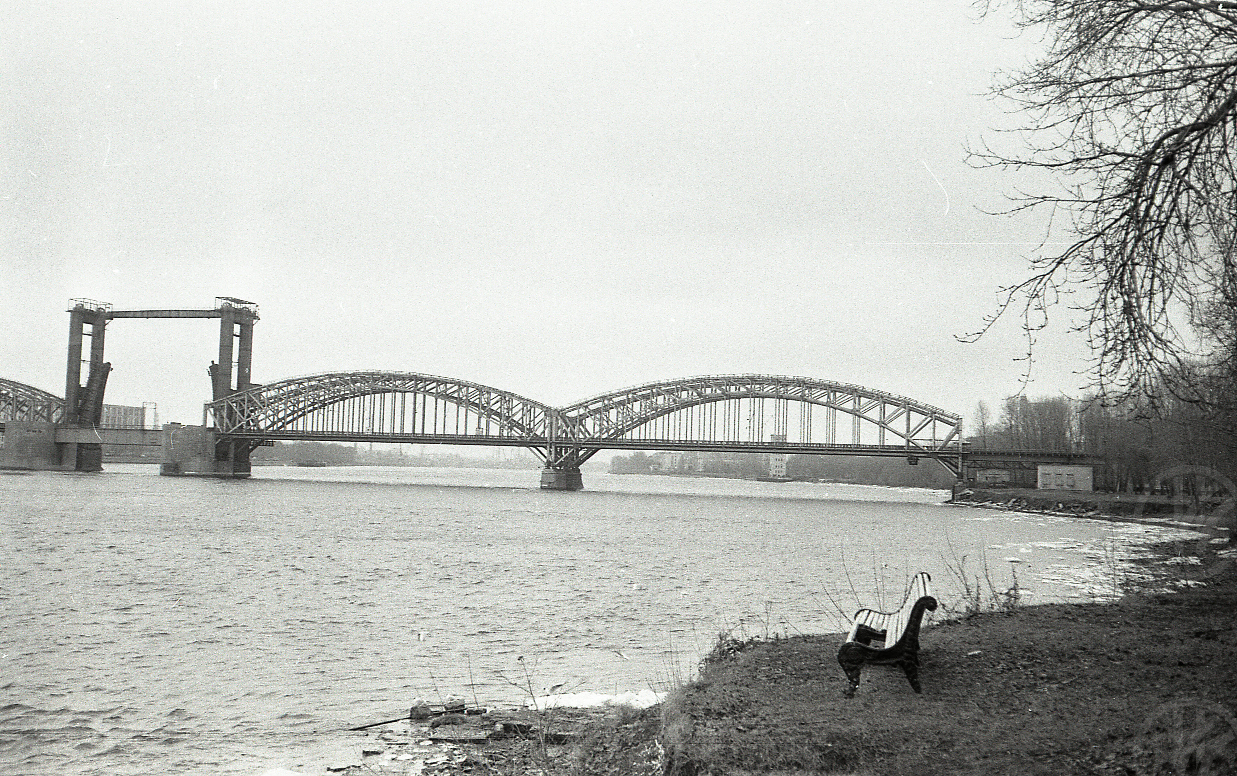 Финляндский мост через реку Неву, image 2