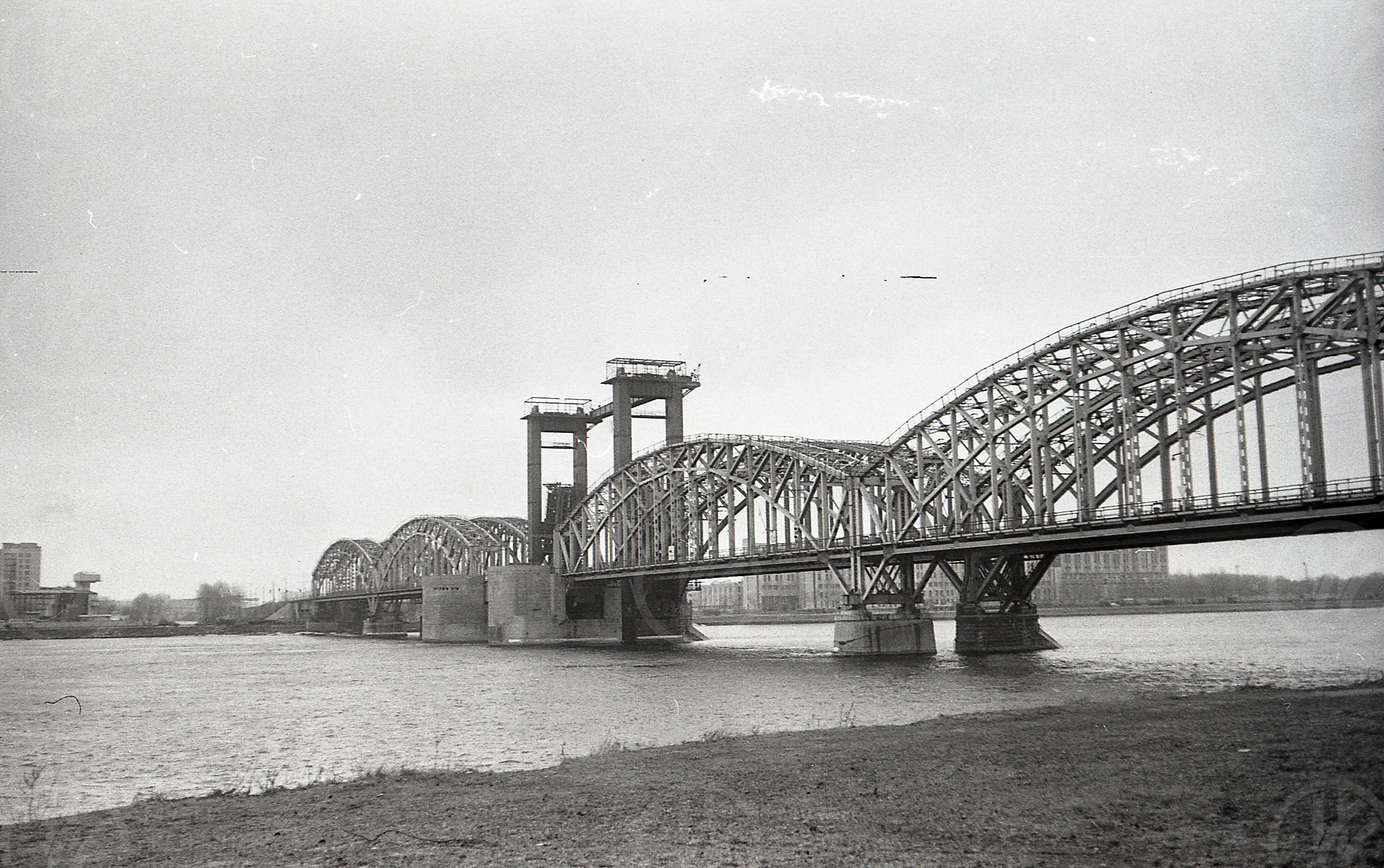 Финляндский мост через реку Неву, image 3