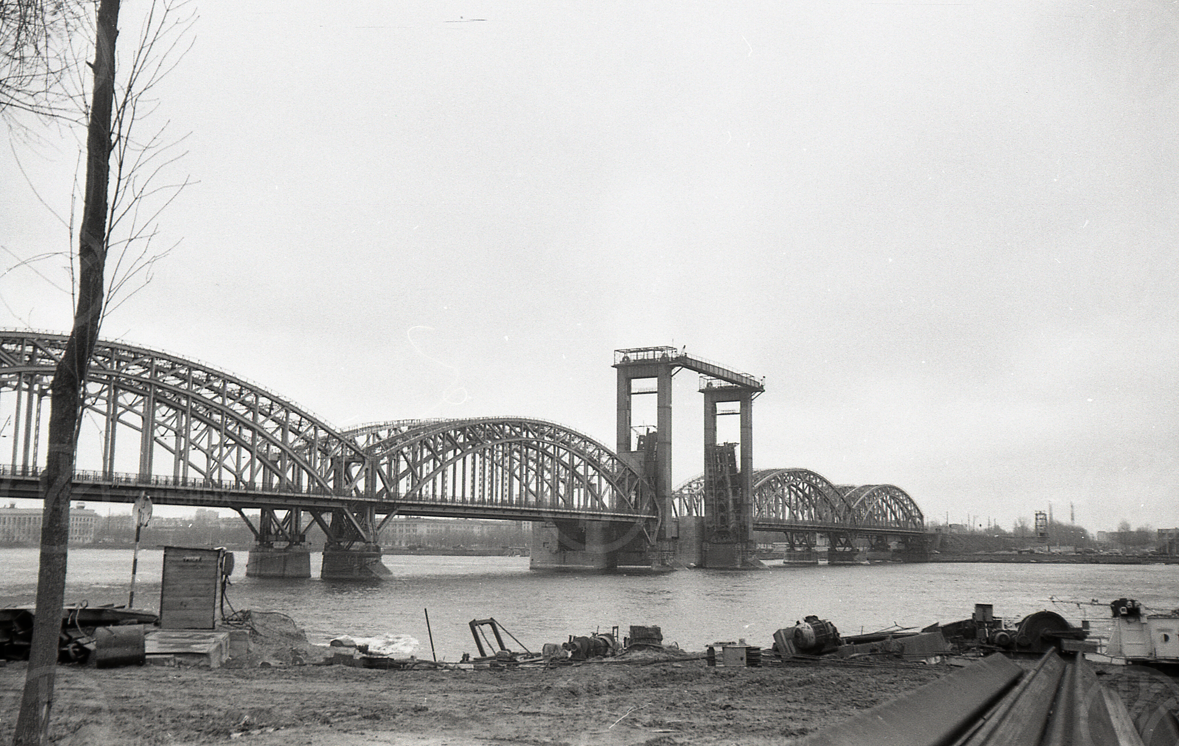 Финляндский мост через реку Неву, image 6