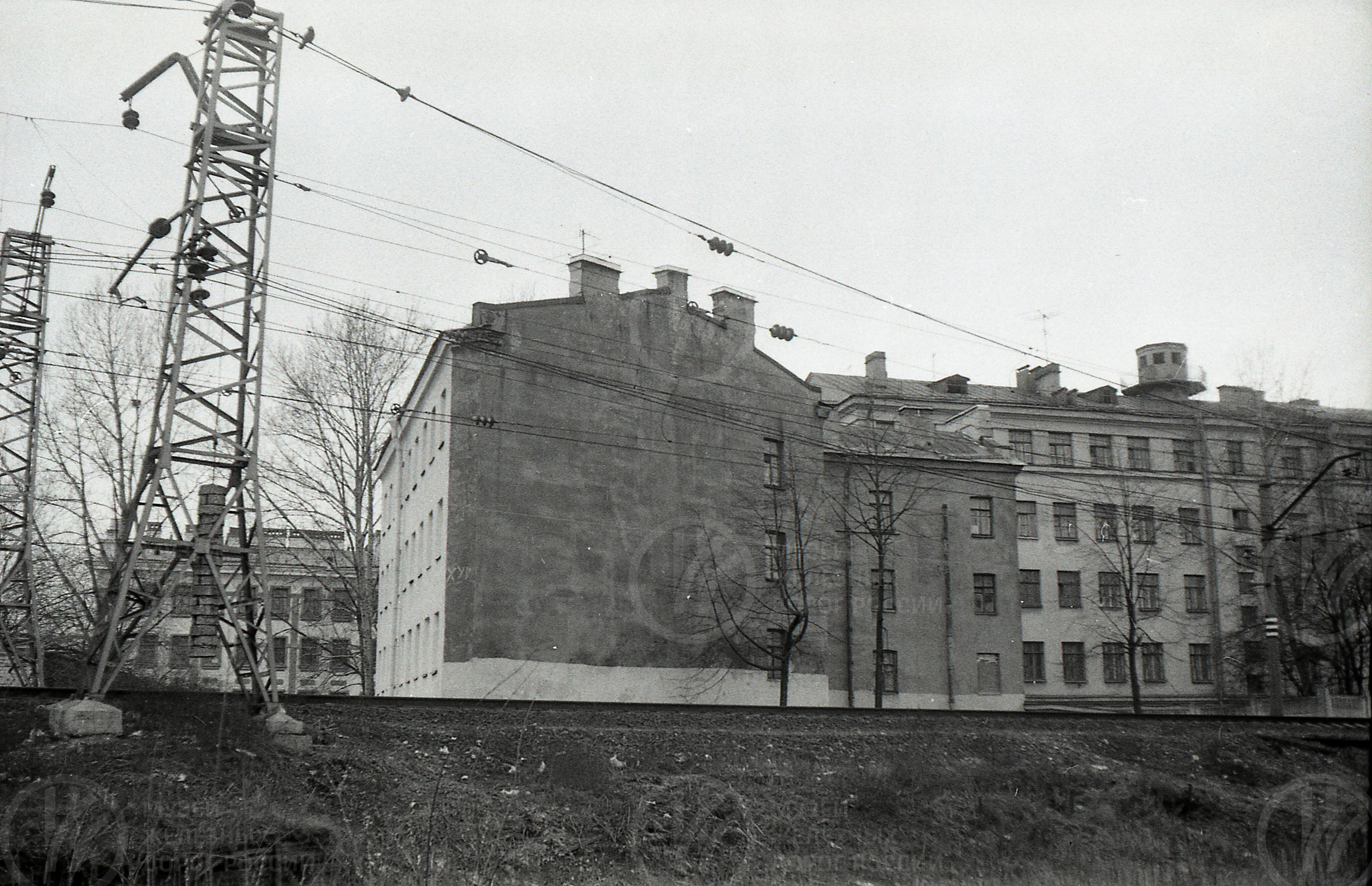 Железнодорожные пути. Московский вокзал. 1993 г., image 1