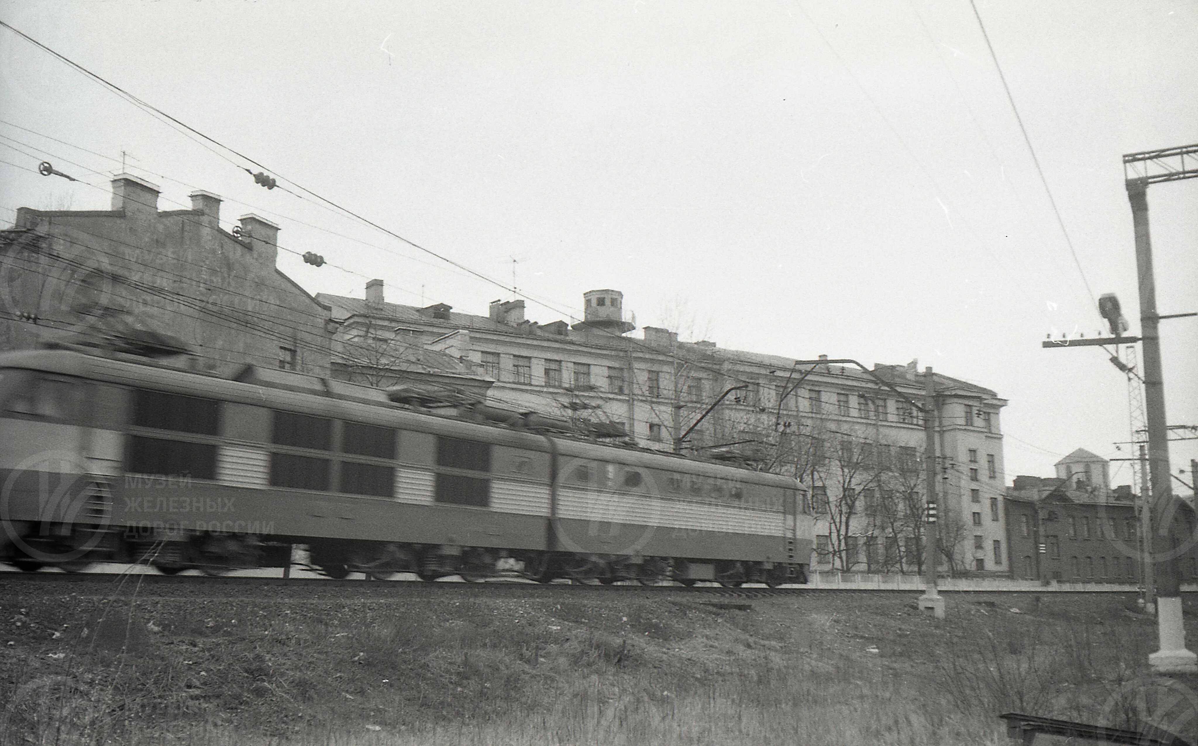 Железнодорожные пути. Московский вокзал. 1993 г., image 2