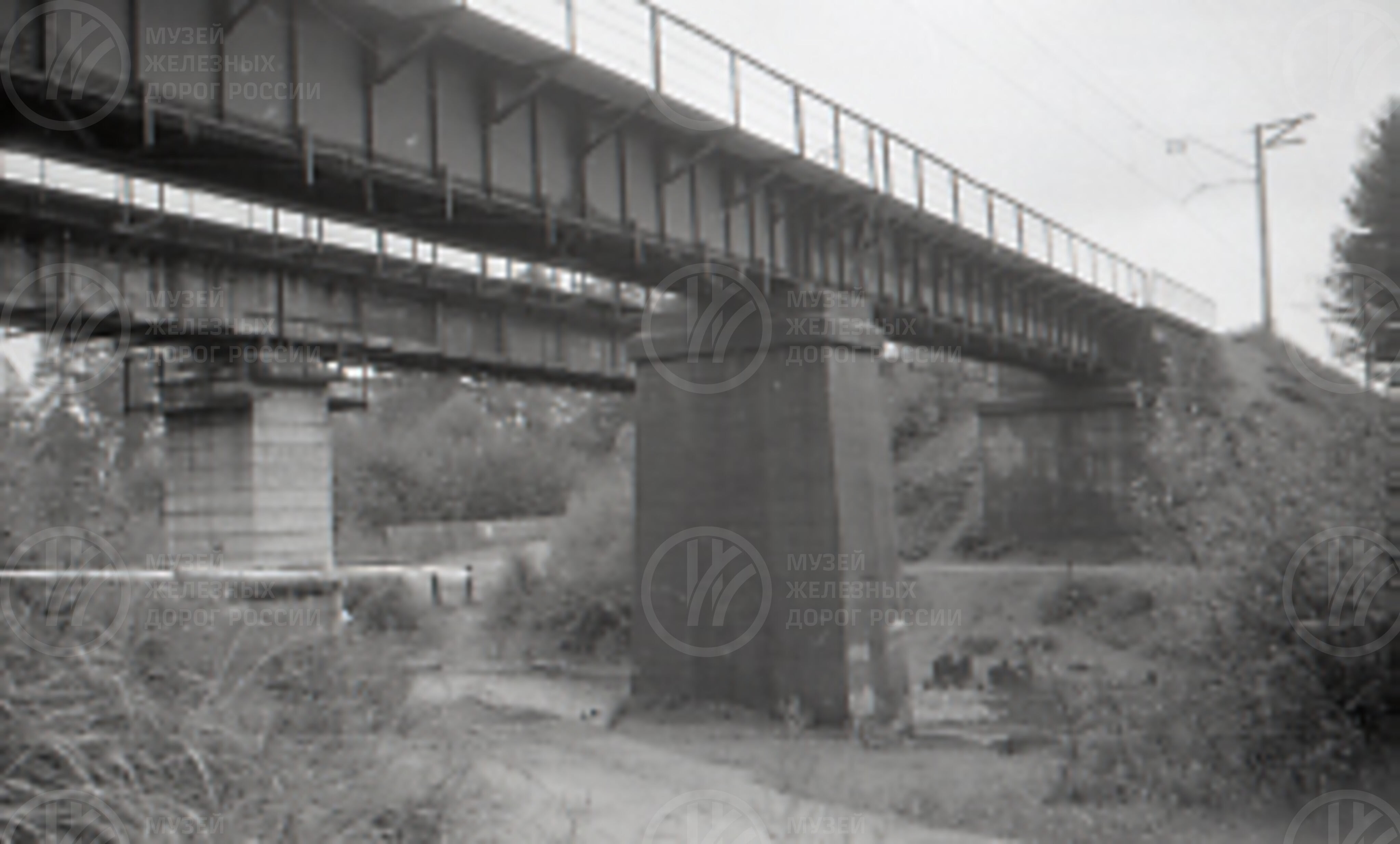 Железнодорожный мост через реку Грузинку, image 2