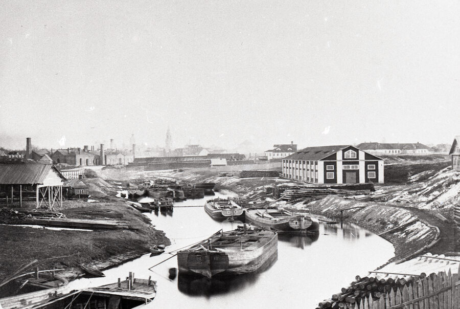 Станция Колпино. 1870 г.