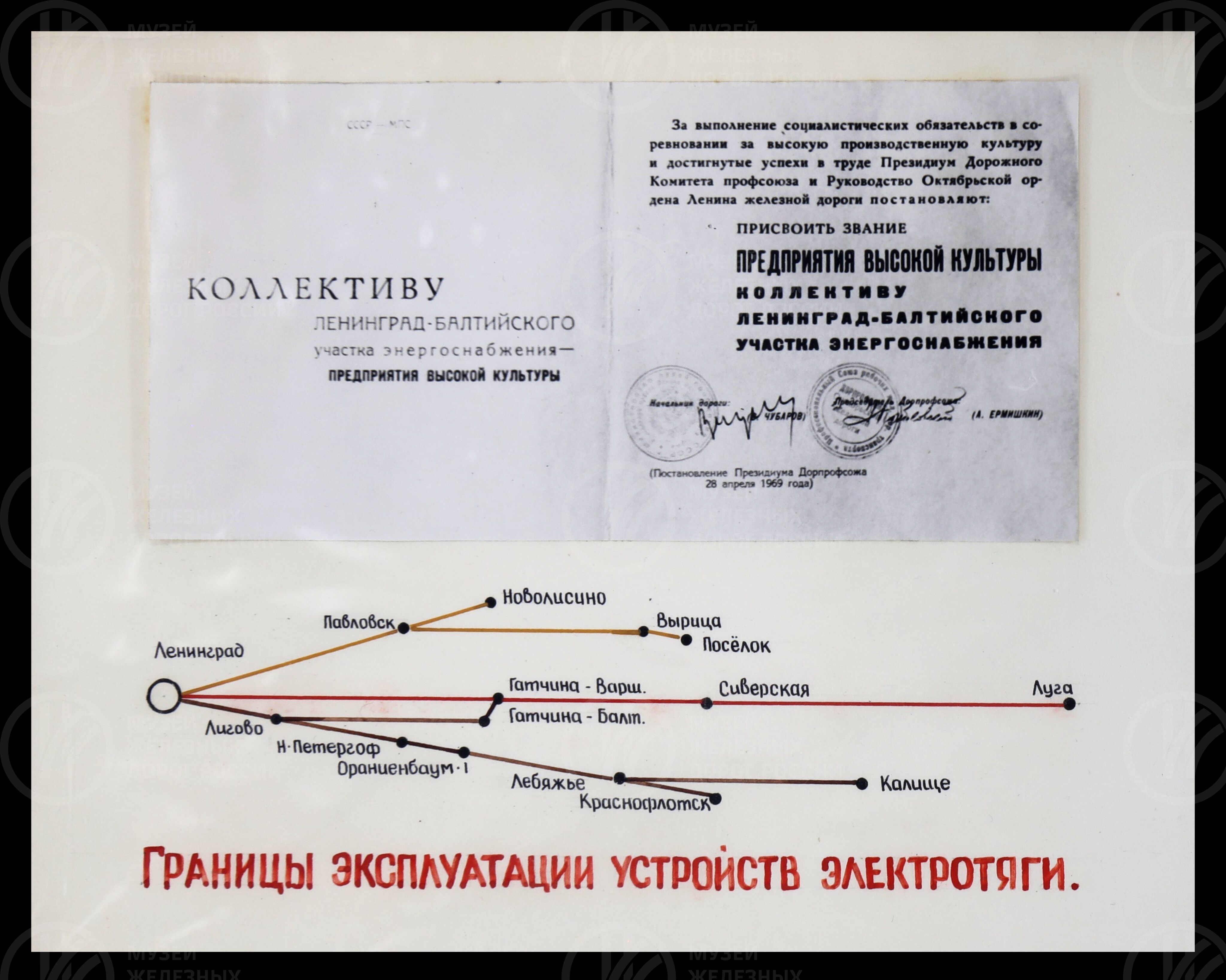 Участок энергоснабжения Ленинград-Балтийский – предприятие высокой культуры. 1976 г., изображение 3