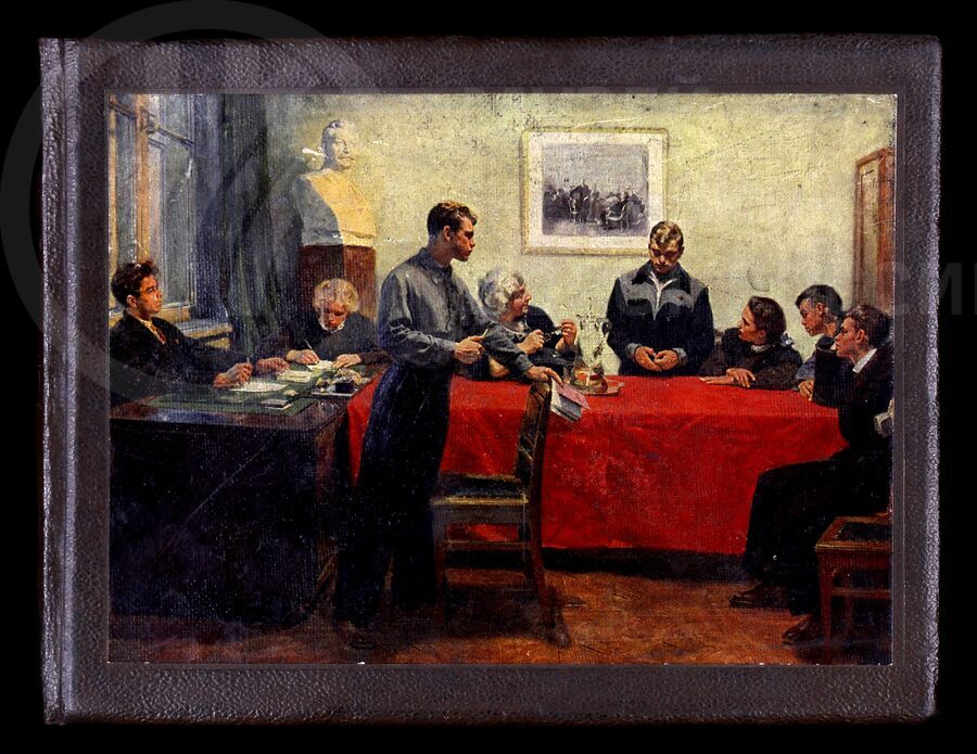 Пионерский лагерь на станции Тверца. Октябрьская железная дорога. 1952 г.