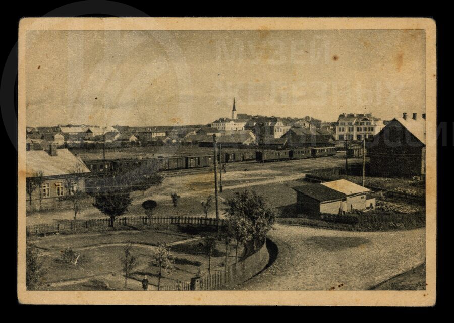 Станция у города Тарту. Эстония. 1940 г.
