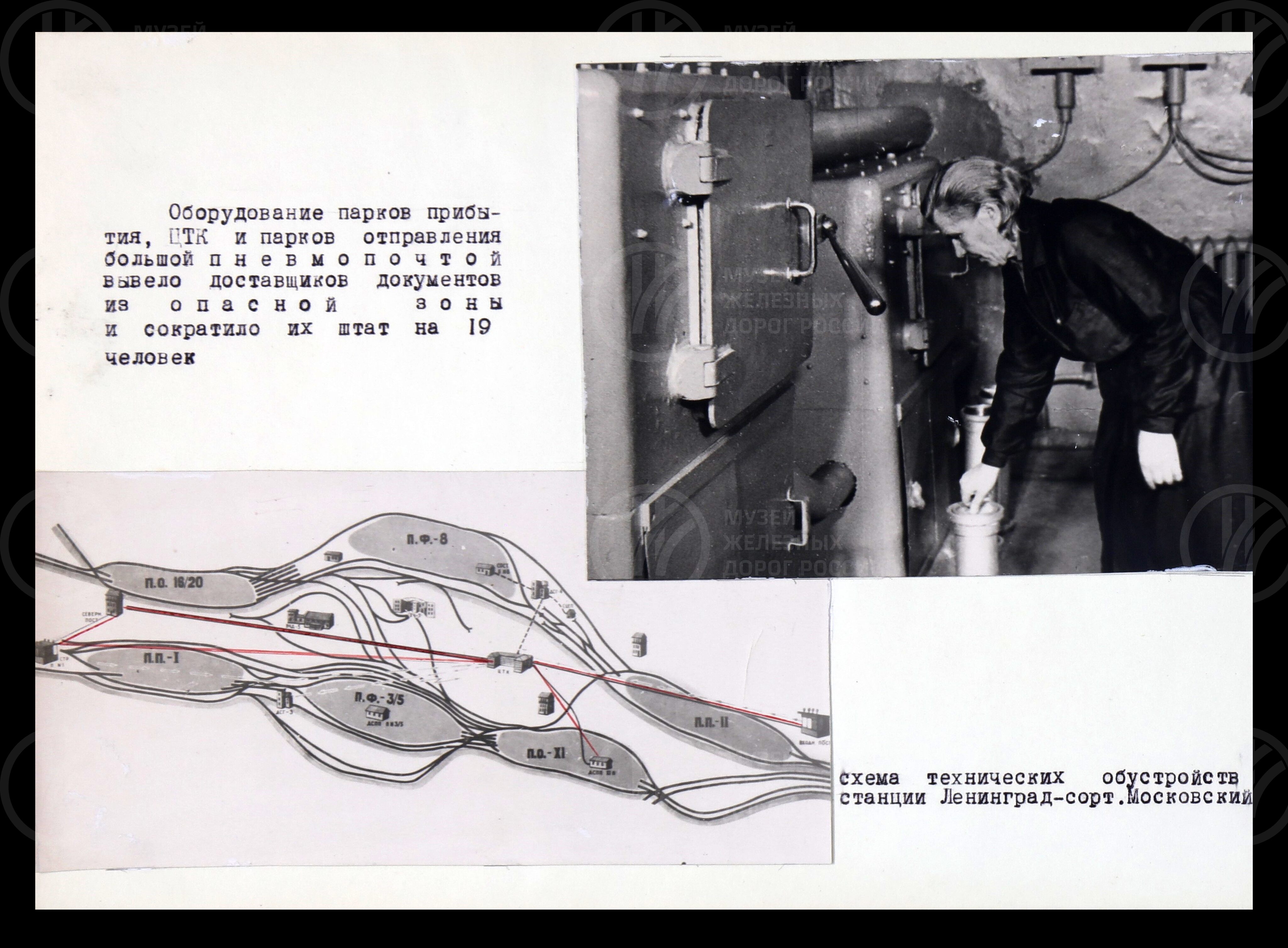 Станция Ленинград-Сортировочный-Московский. Кабинет охраны труда. 1975 г., изображение 7