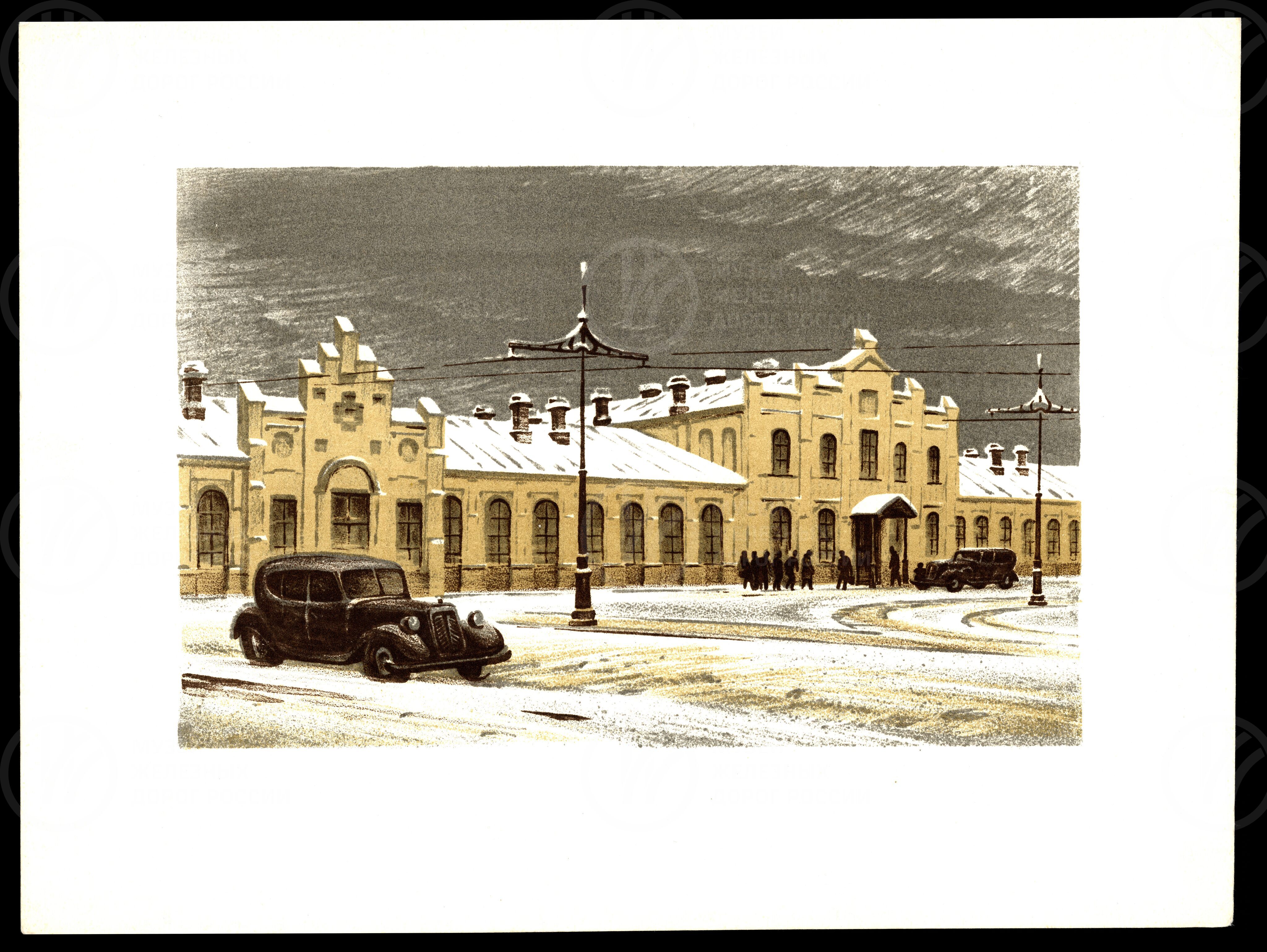 Финляндский вокзал. 1986 г., изображение 1