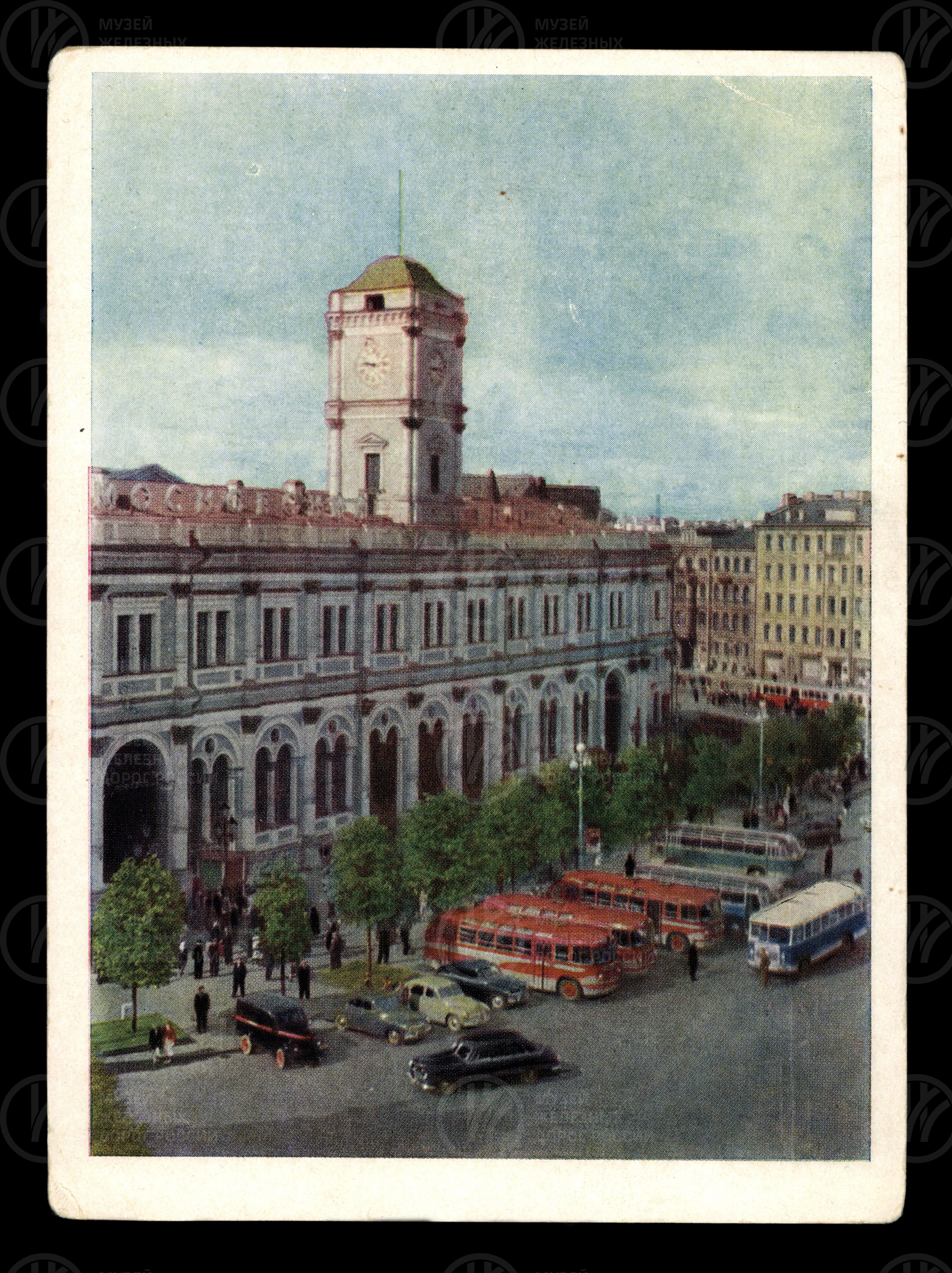 Ленинград. Московский вокзал. 1960 г., image 1