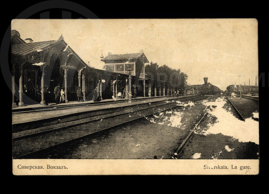 Станция Сиверская. Варшавская железная дорога. До 1917 г.