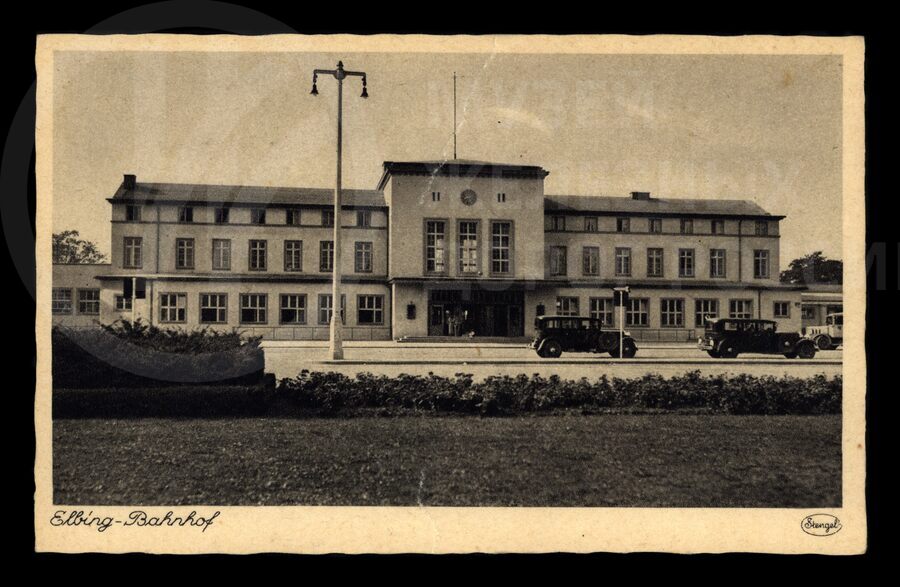 Пассажирская и грузовая станция Эльбине. Германия. Начало XX в.