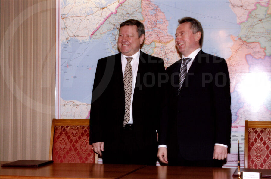 Открытие железнодорожного вокзала на станции Сегежа. 2006 г.