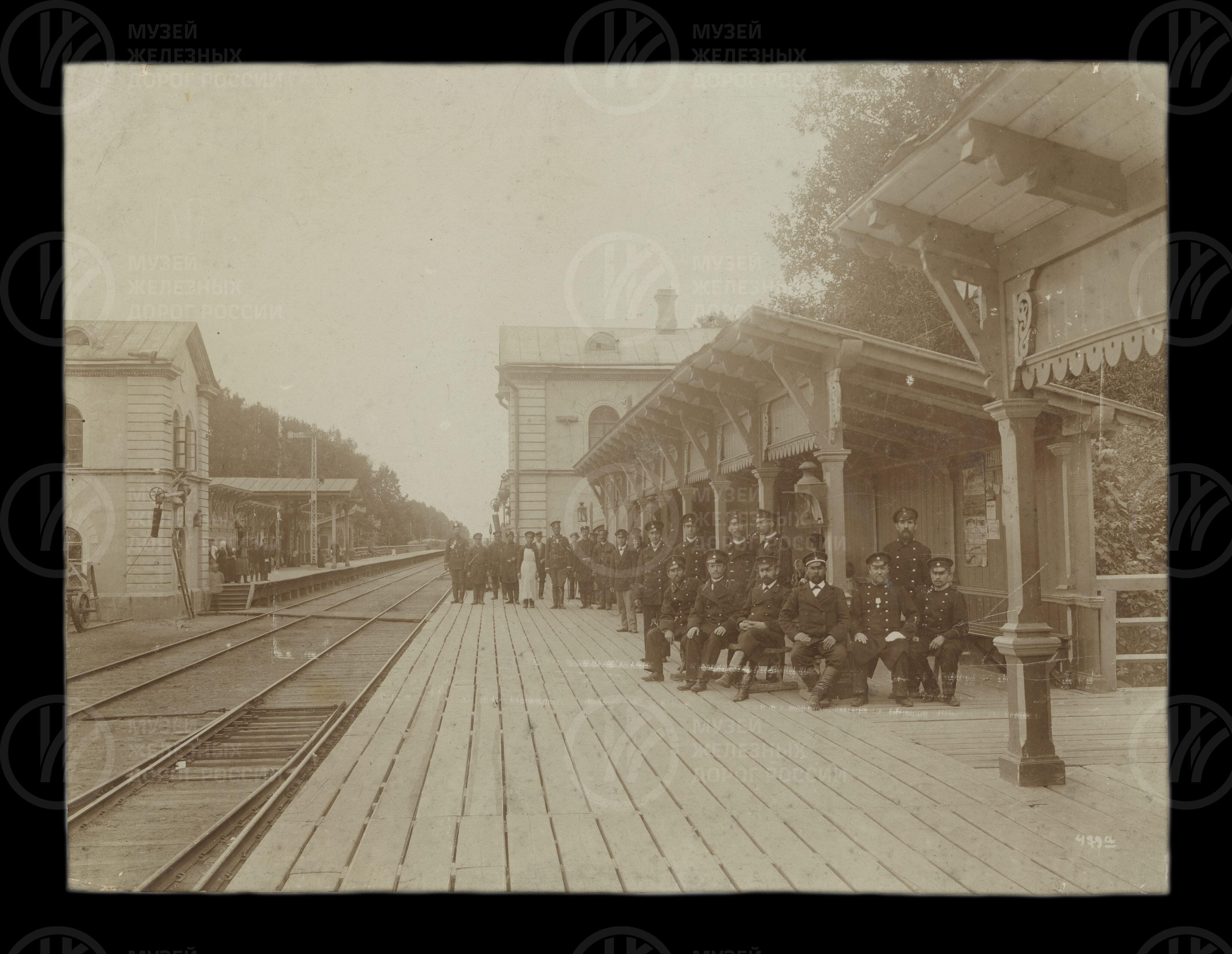 Станция Химки. Петербурго-Московская железная дорога. 1895 г., изображение 1