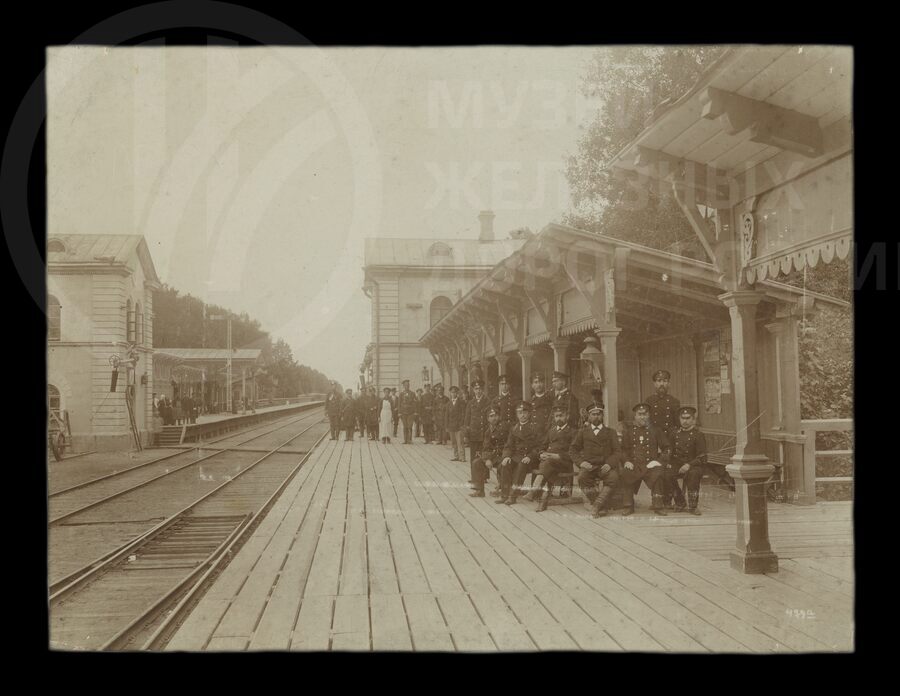Станция Химки. Петербурго-Московская железная дорога. 1895 г.
