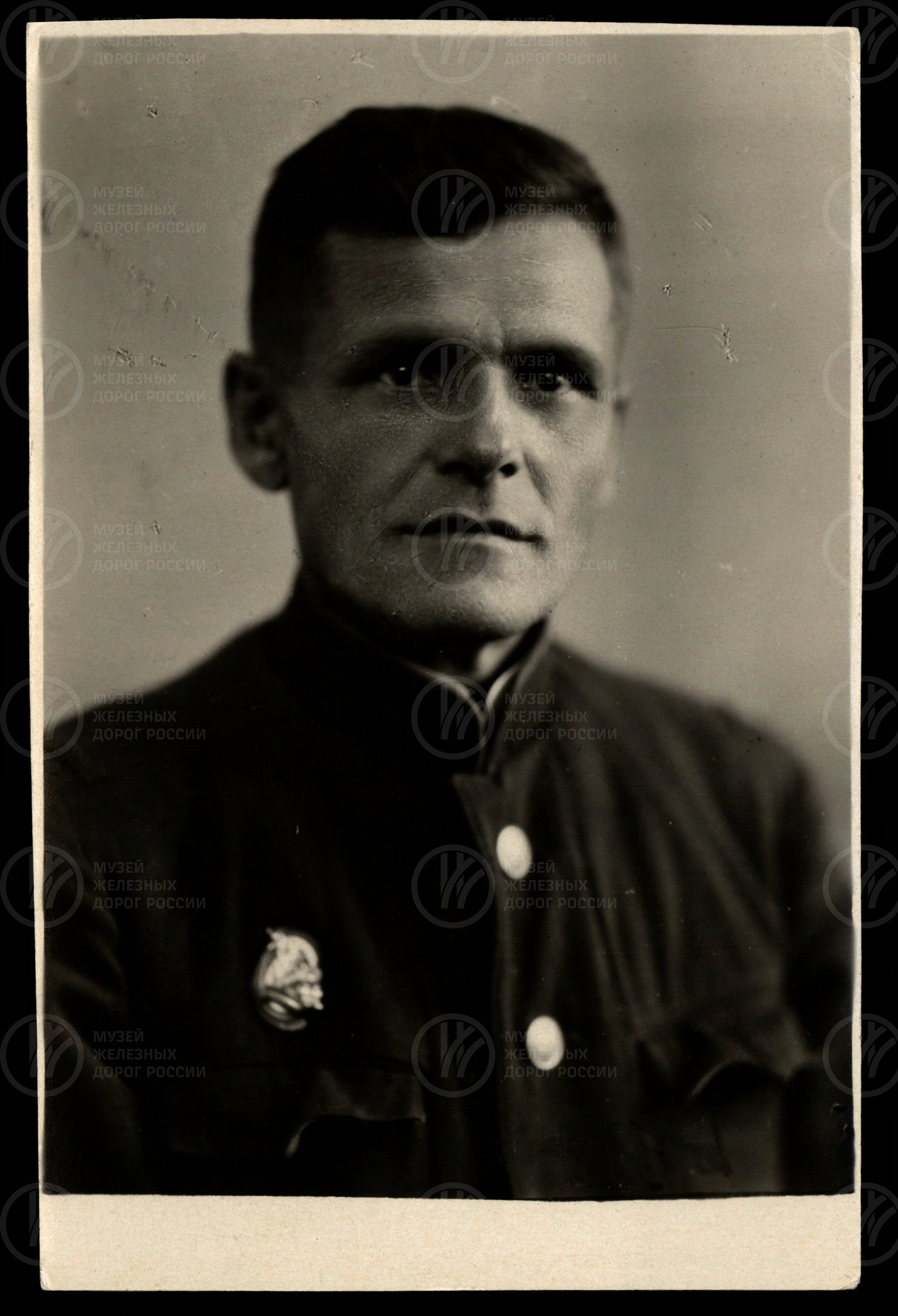 А.Д. Кулигин – машинист первого поезда Кандалакша – Апатиты. 1935 г., изображение 1