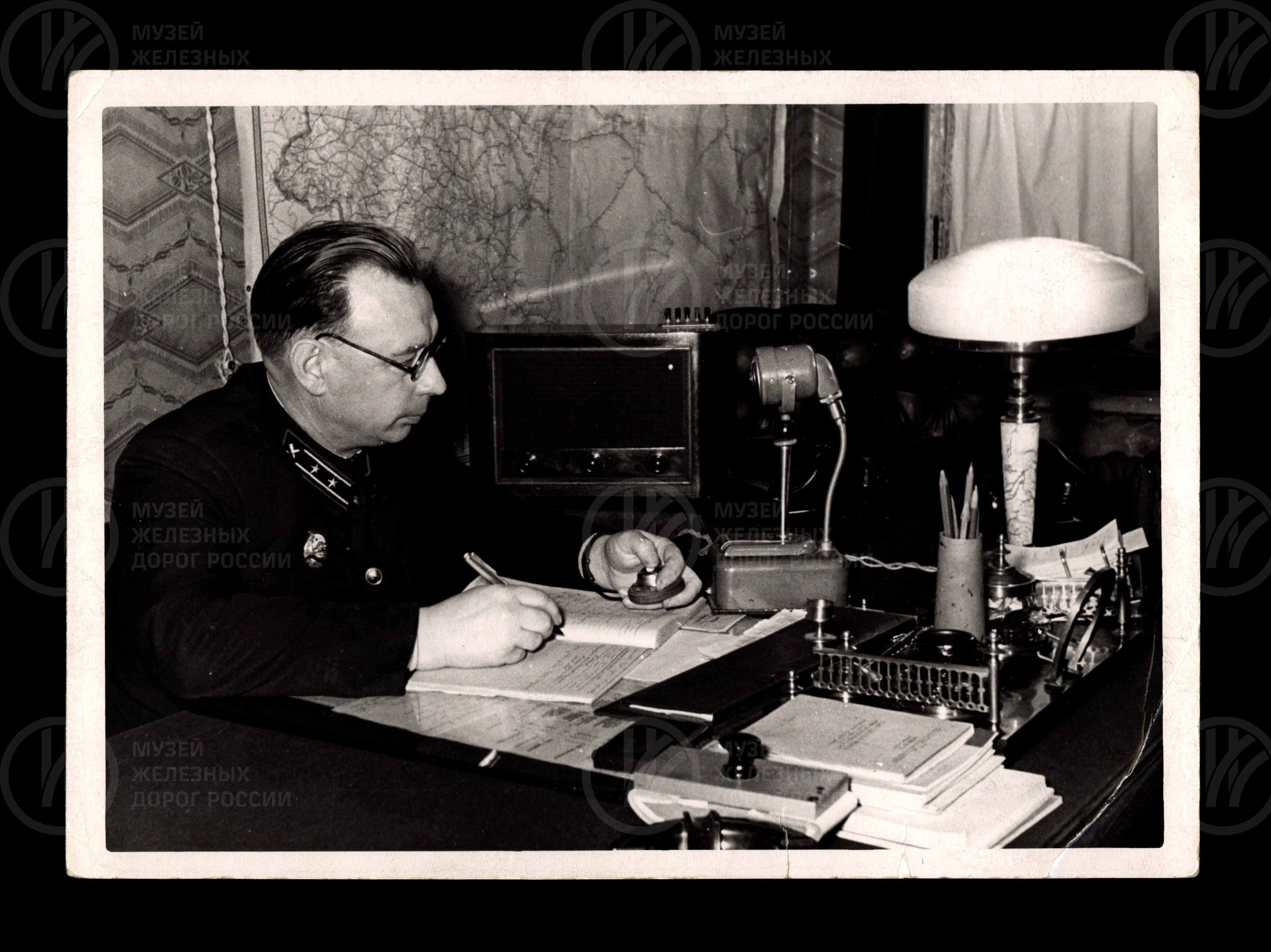 Р.А. Кутузов – начальник ШЧ-9 Октябрьской железной дороги. 1958 г., изображение 1