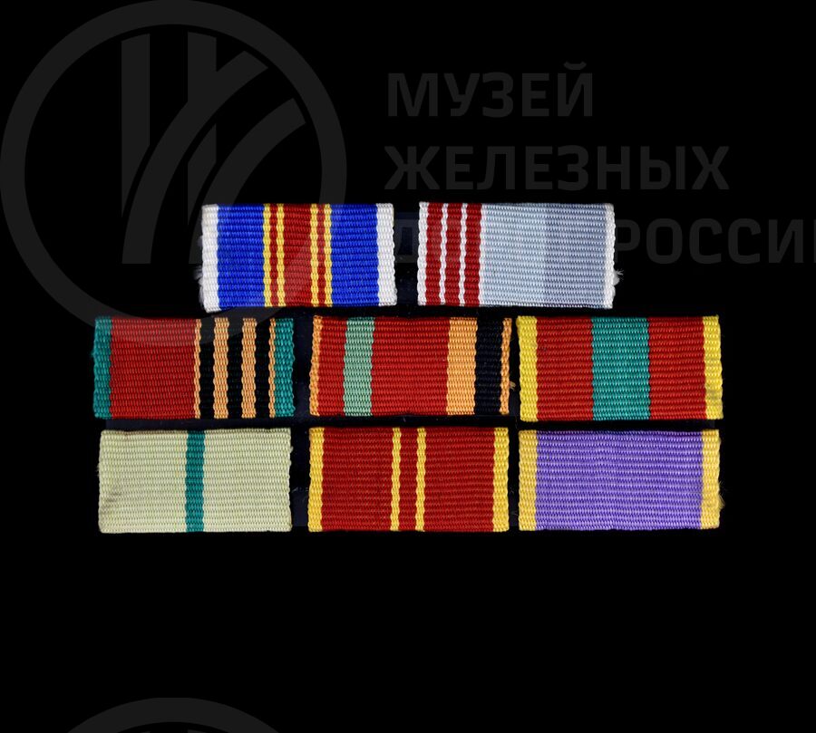 Орденская планка на 8 медалей А.И. Августынюка