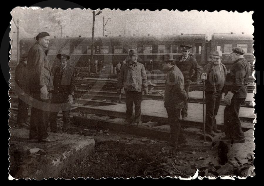 Субботник в вагонном депо Ленинград-Пассажирский-Московский. 1979 г.