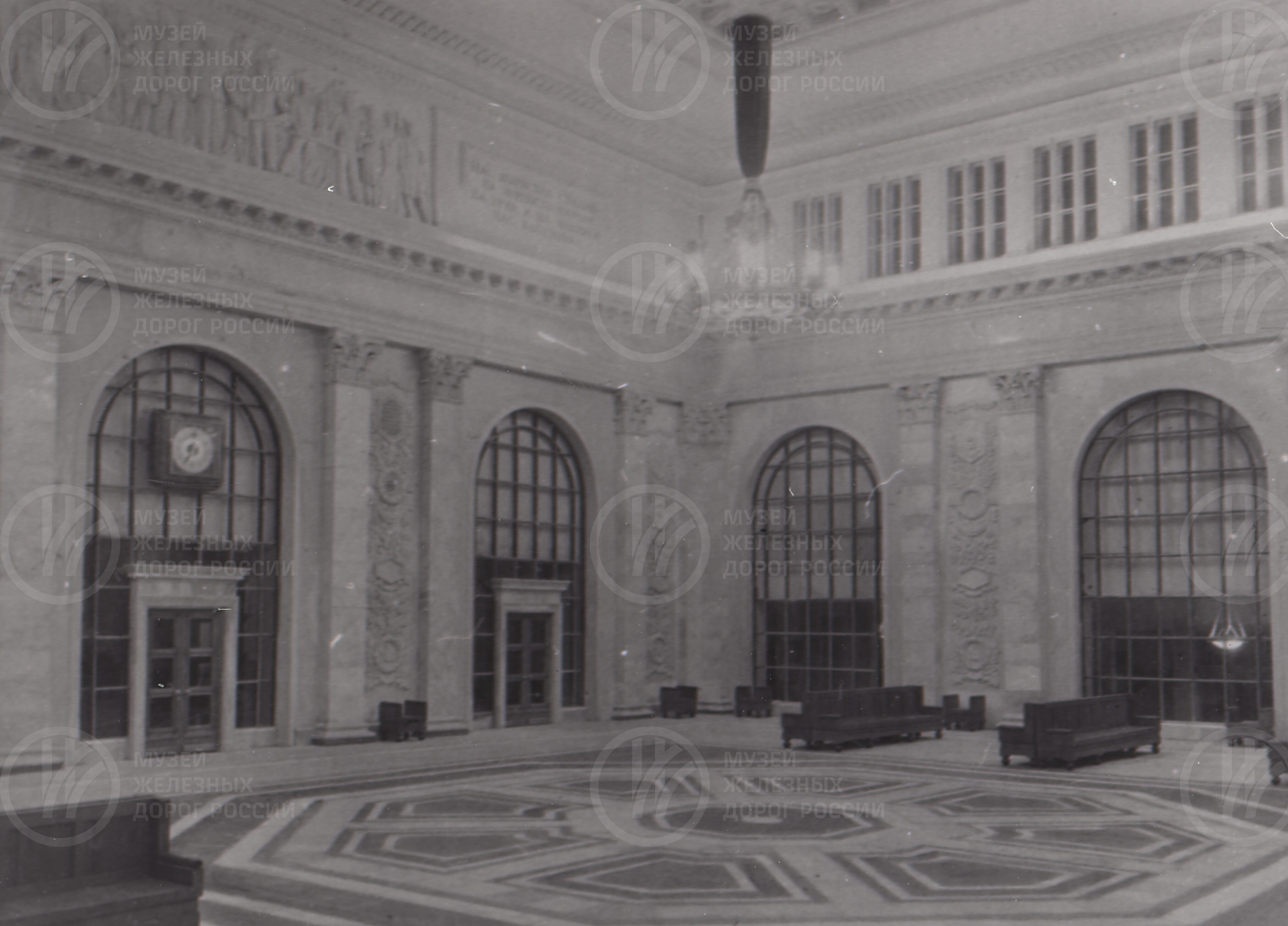 Московский вокзал. Внутренний вид. 1950-е гг., изображение 2