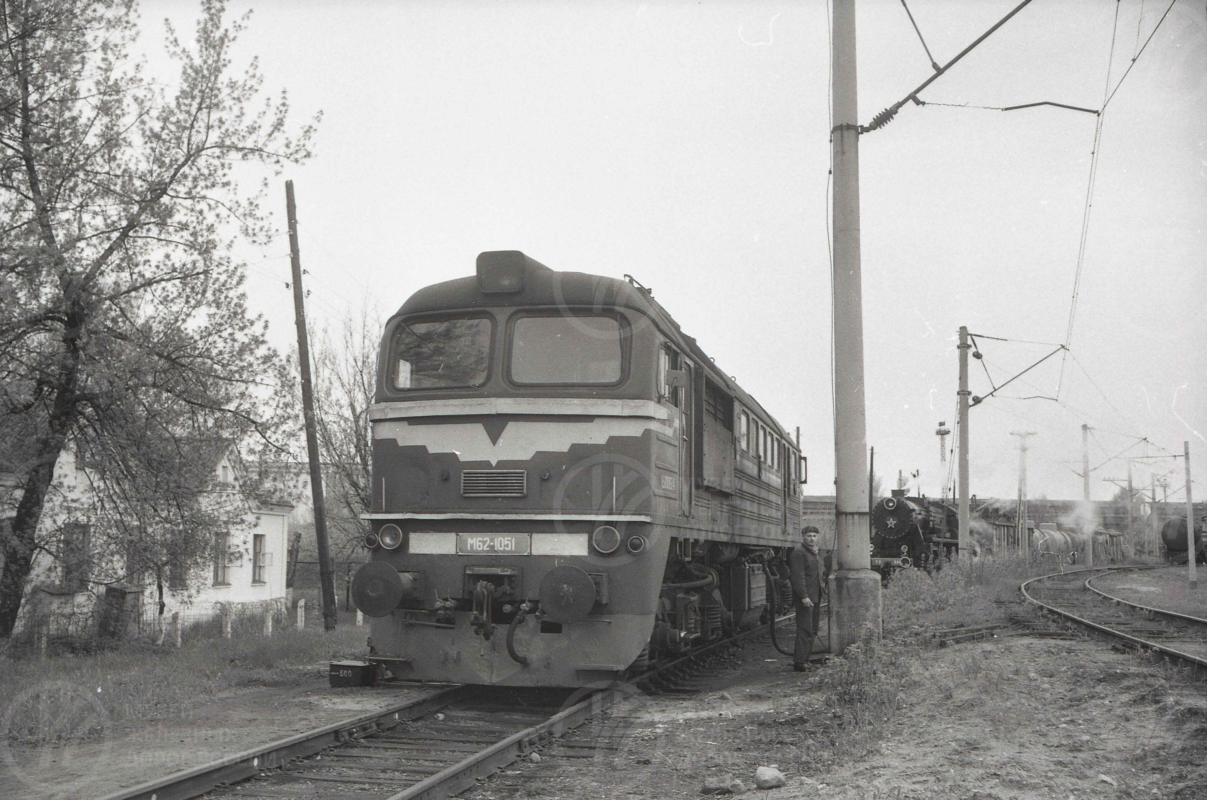Тепловоз М62. Станция Брест, изображение 1