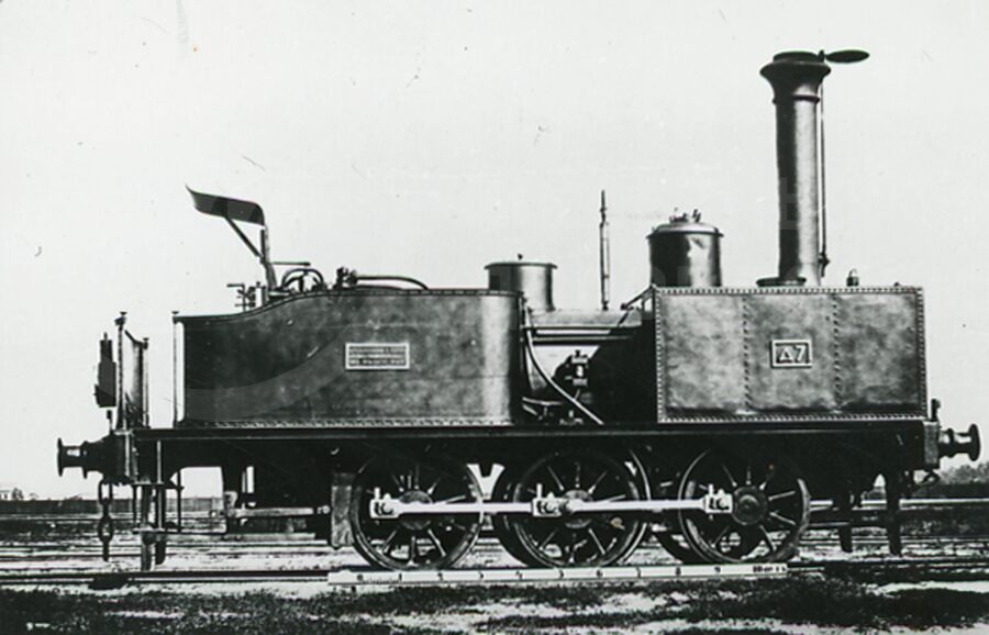 Паровоз типа 0-3-0 серии Д7. Петербурго-Варшавская железная дорога. 1863 г.