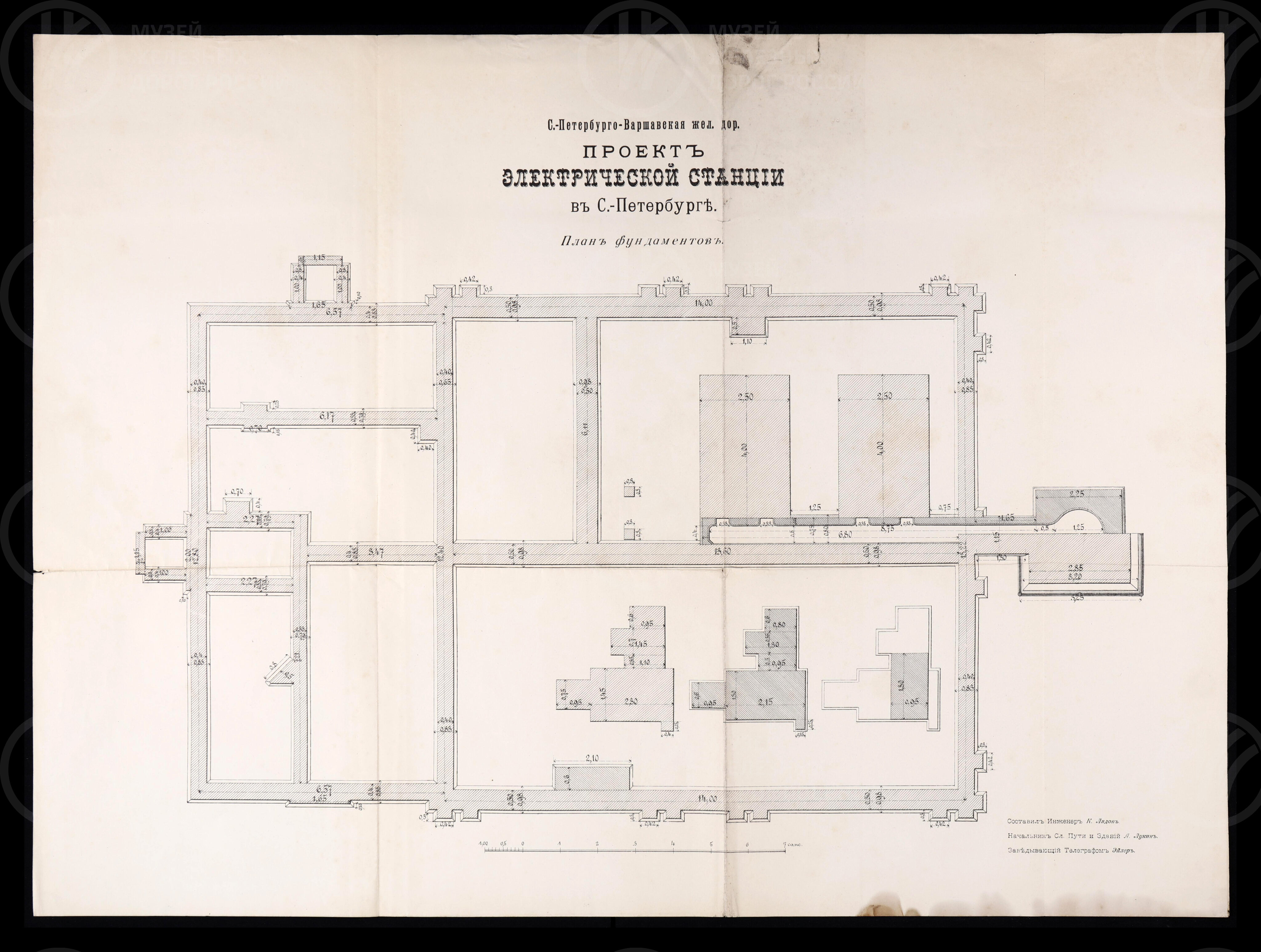 Проект электрической станции в Санкт-Петербурге. 1900 г., image 1