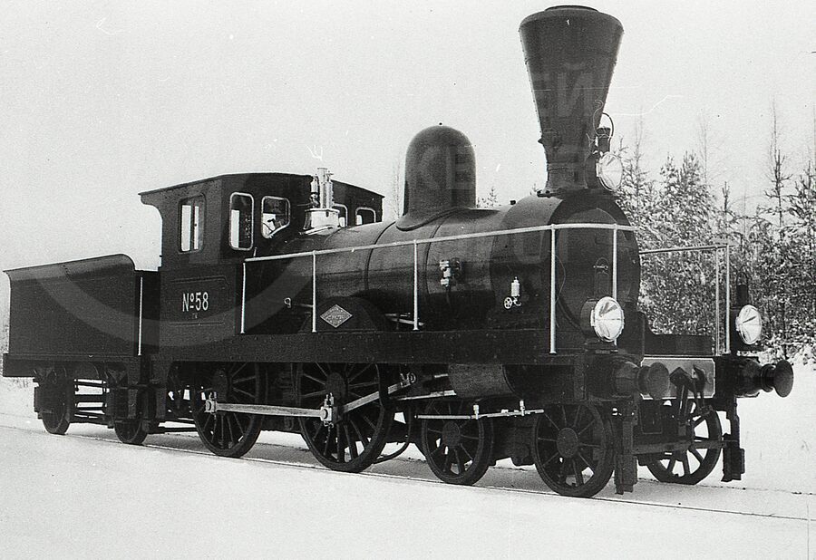 Пассажирский паровоз серии А5. Выпуск 1869 г.