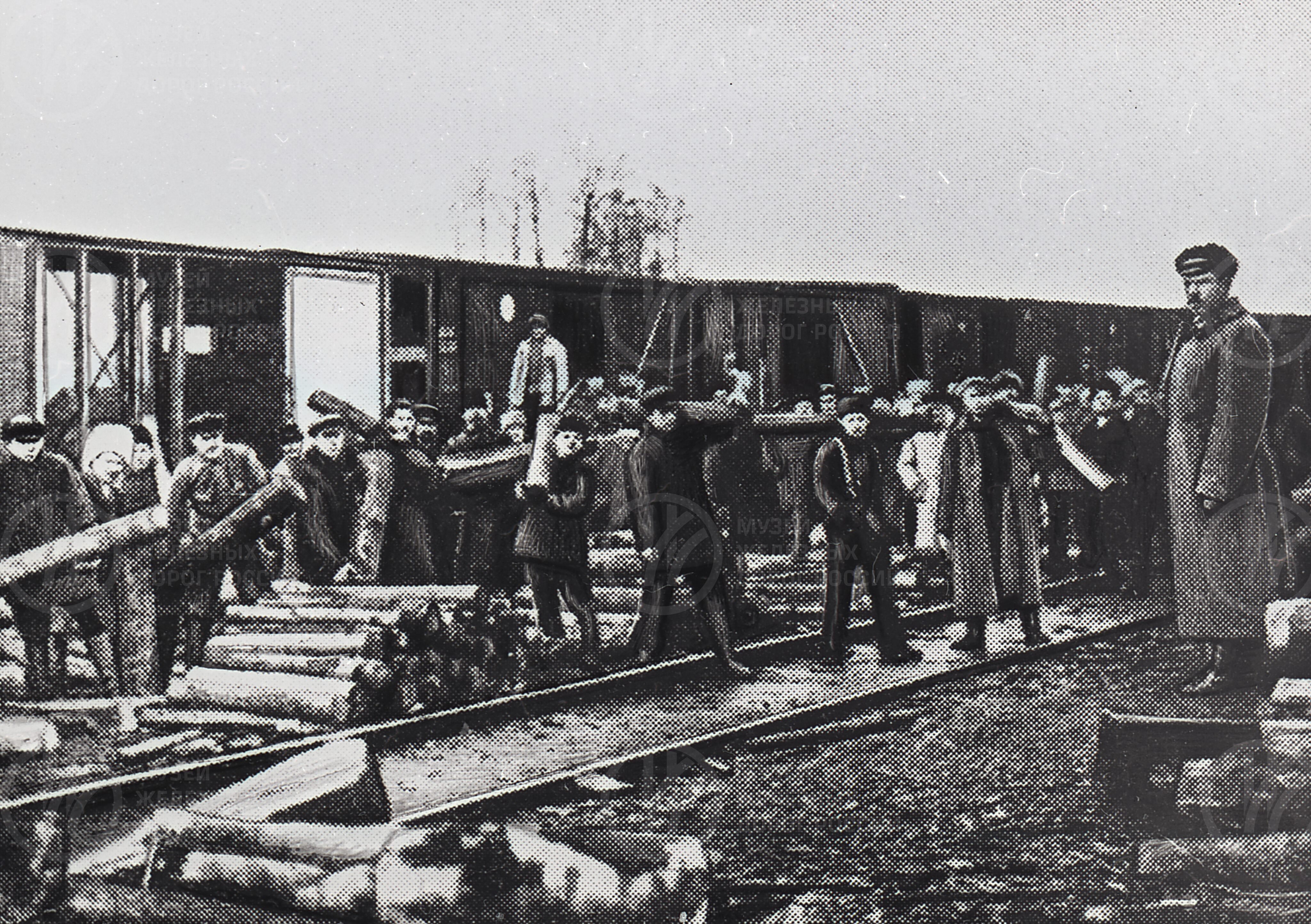 Первый субботник. Станция Тверь. 1919 г., изображение 1