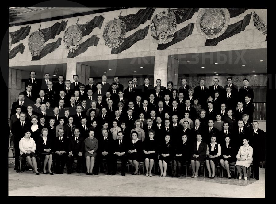 Ленинградская делегация на XIII съезде профсоюзов СССР. 1963 г.