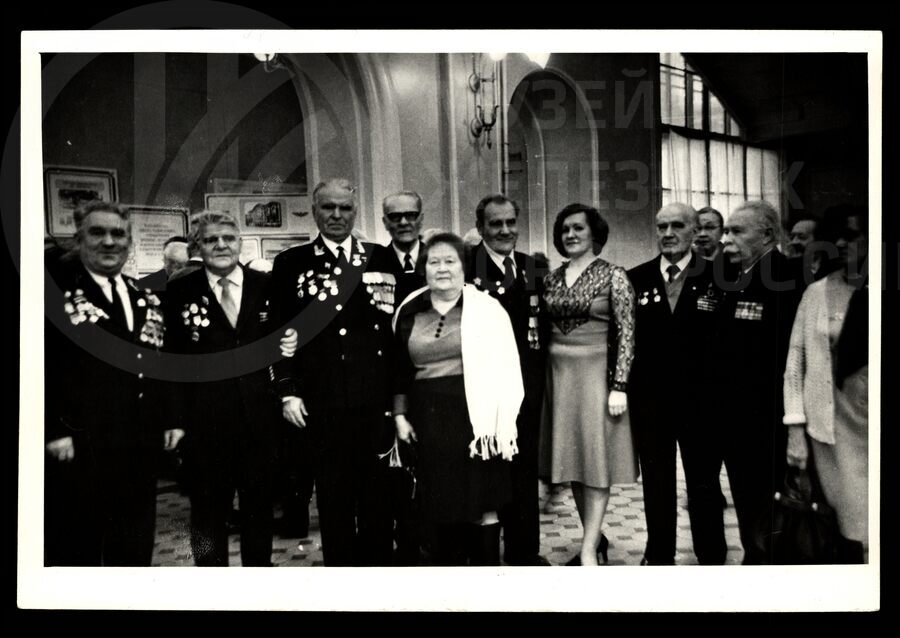 Встреча ветеранов Ленинградского железнодорожного узла. 1983 г.