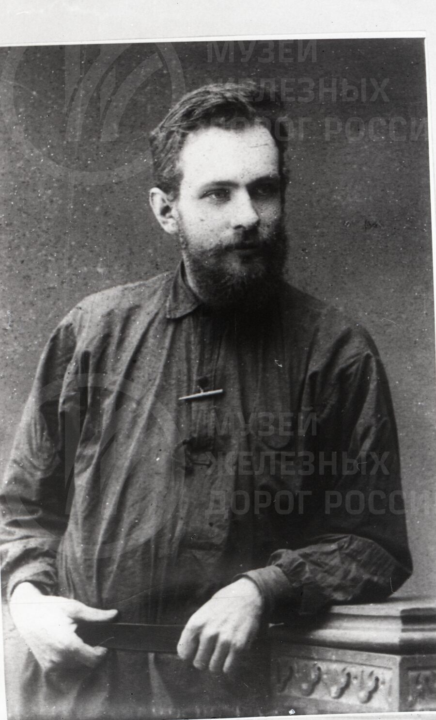 Н.Д. Богданов. Слесарь главных мастерских Петербурго-Варшавской железной дороги