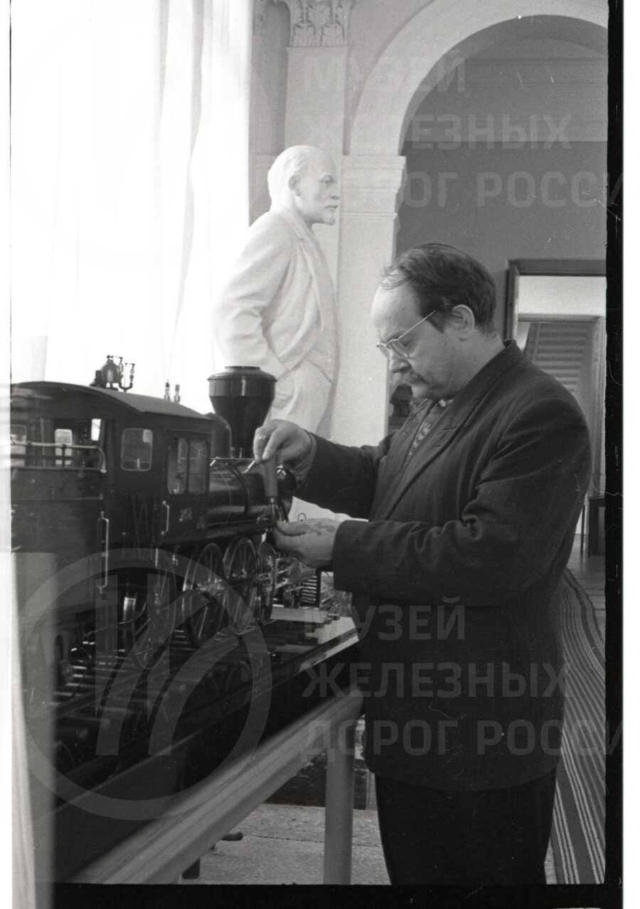 Модель паровоза № 293. Музей ЛИИЖТ