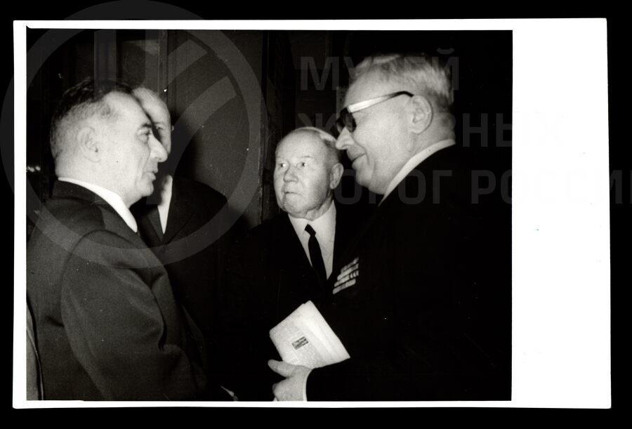 Встреча ветеранов во дворце культуры железнодорожников. 1971 г.