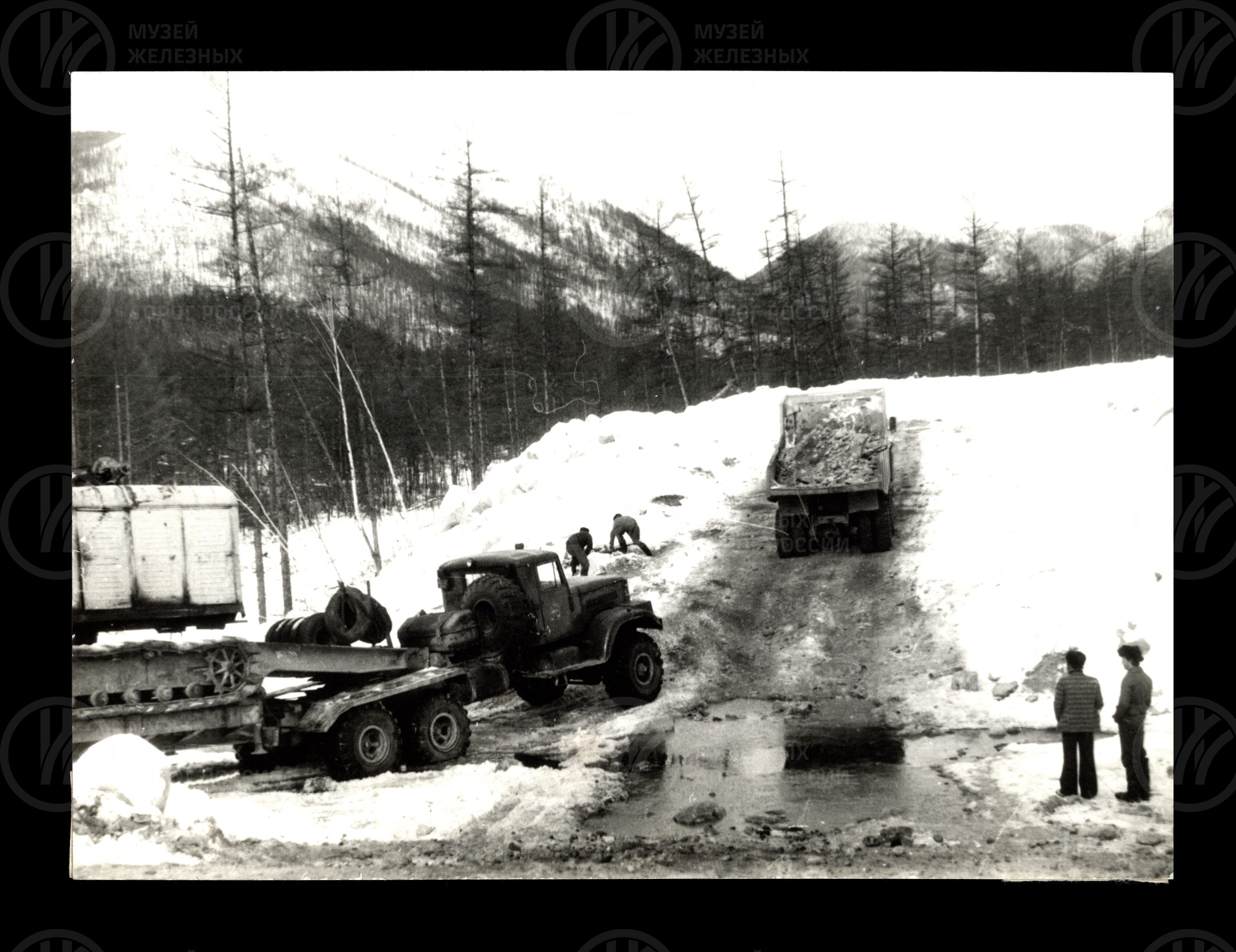 Автозимник в районе Хани. 1981 г., изображение 1