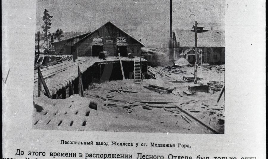 Лесопильный завод. Станция Медвежья Гора
