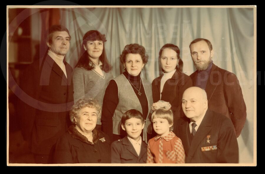 Семья В.В. Чубарова. 1983 г.