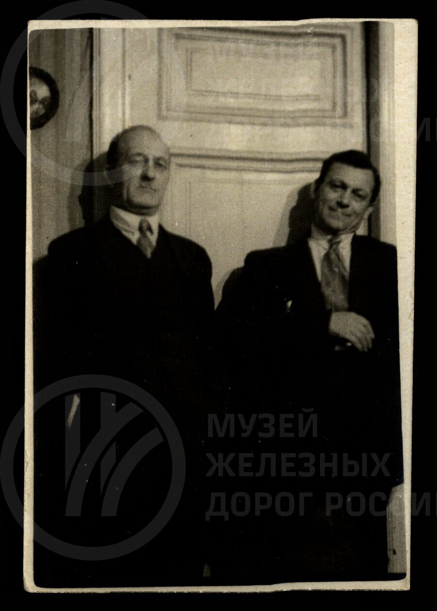 А.А. Николаев с А.С. Новиковым. 1930-е годы