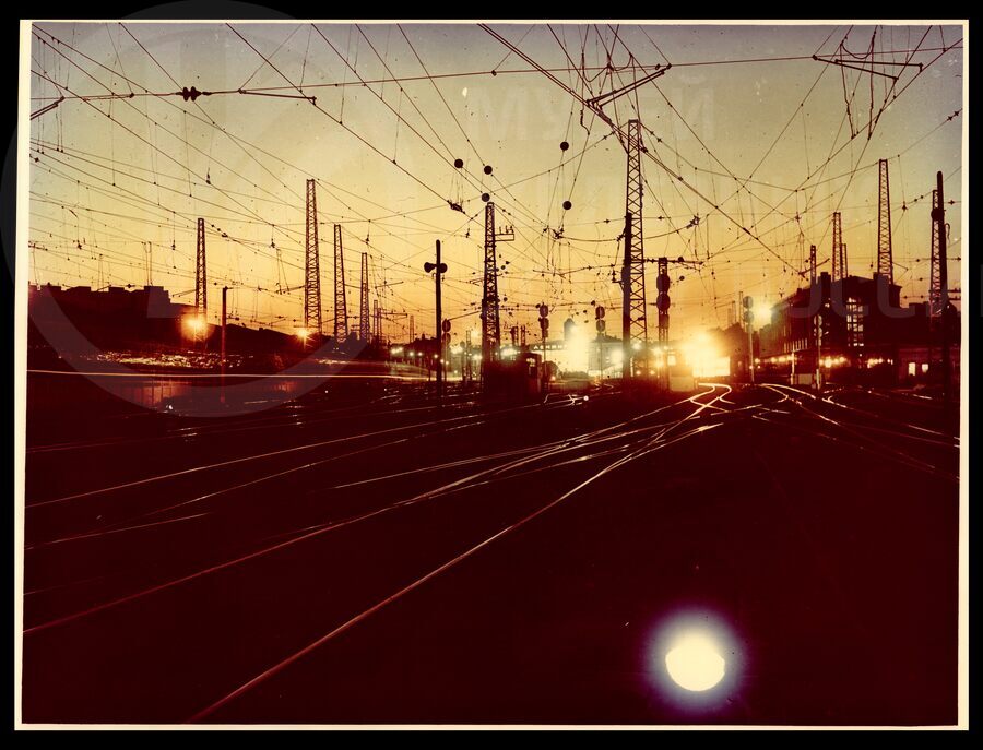 Вид на пути Московского вокзала. 1960–1970 гг.