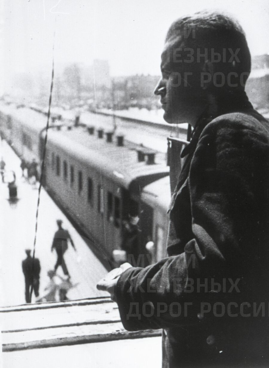 В.А. Виноградов. Дежурный по Ленинград-Финляндскому отделению