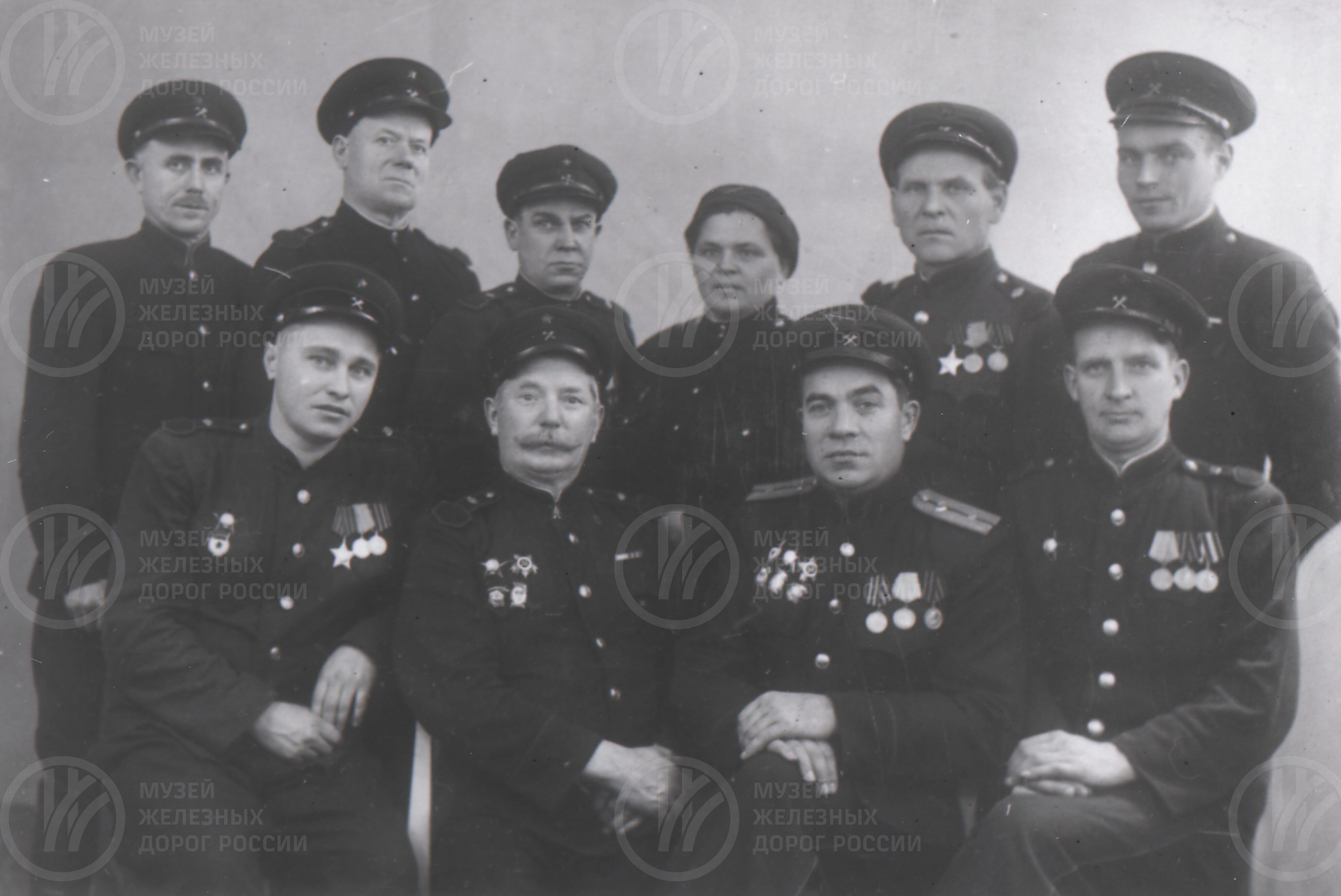 Бригада проводников-фронтовиков К. Аблова. 1947 г., изображение 1