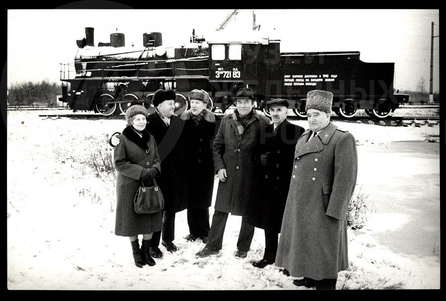 У паровоза Эм 721-83. 1980-е годы