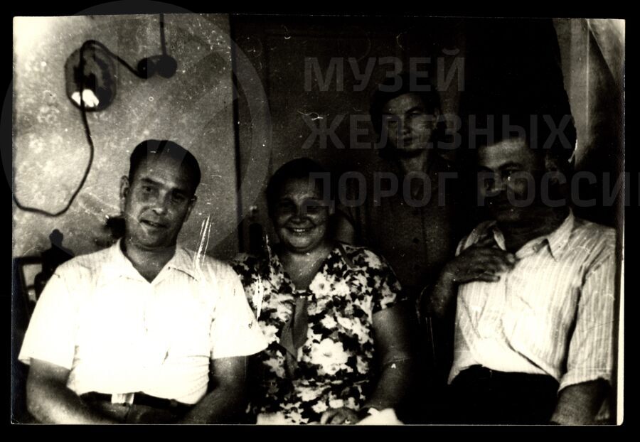 Встреча однополчан железнодорожного батальона. 1957 г.